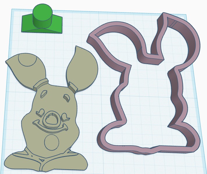 Winnie the pooh - Piglet - cookies cutter - Moules pour gateau