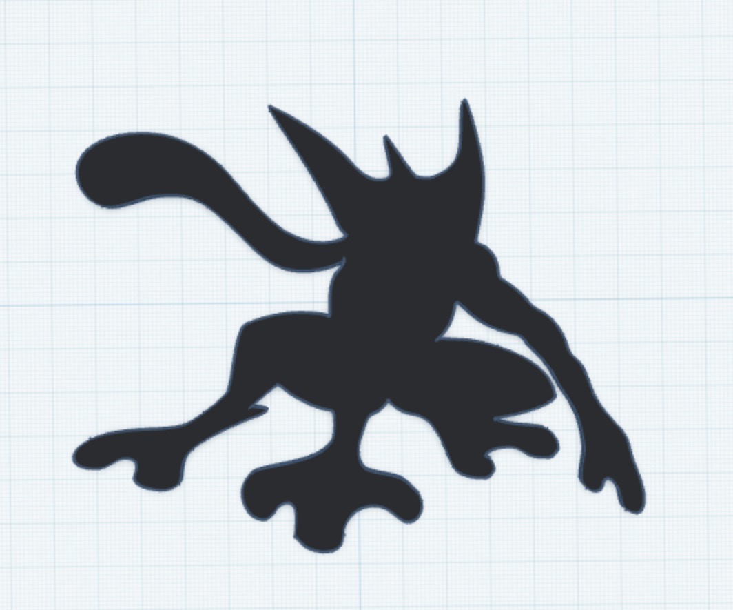 Silieta Greninja