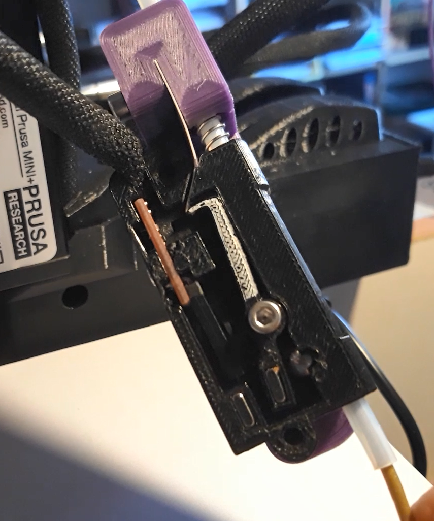Miniatura 3 do modelo 3D Filamentsensor thickness extension