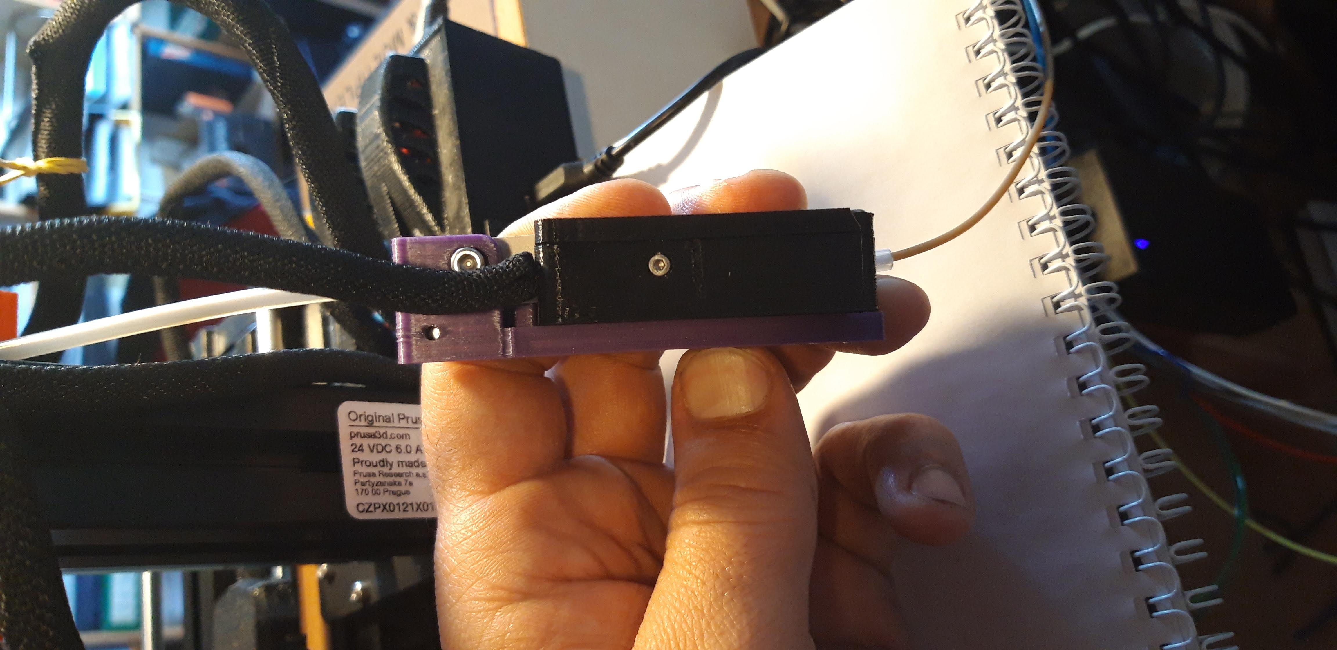 Miniatura 5 do modelo 3D Filamentsensor thickness extension