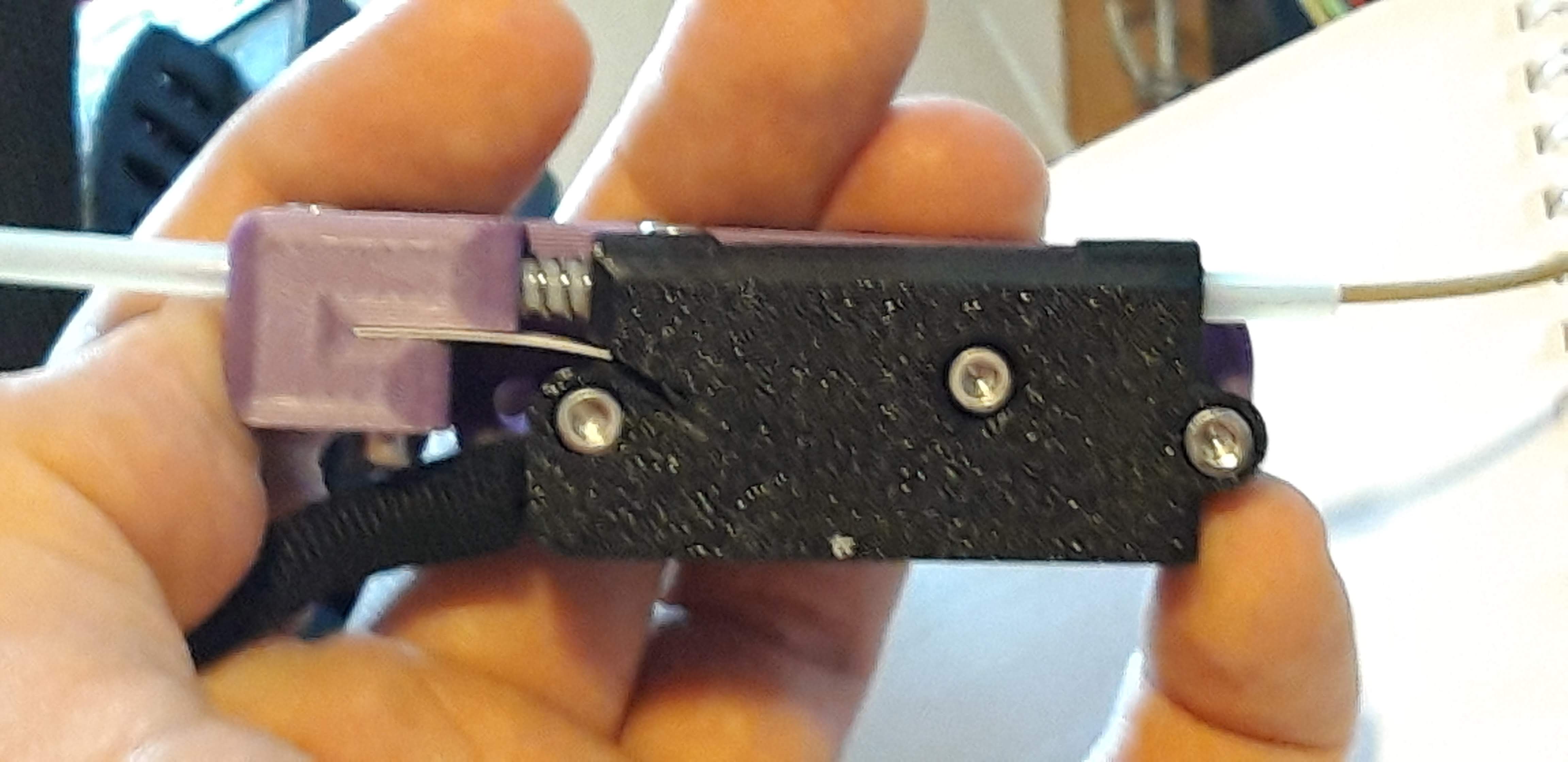 Miniatura 2 do modelo 3D Filamentsensor thickness extension