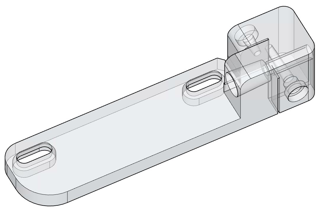 Miniatura 10 do modelo 3D Filamentsensor thickness extension