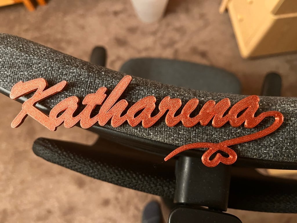 Glas Label Name Plate Tag by syca lol Download free STL model