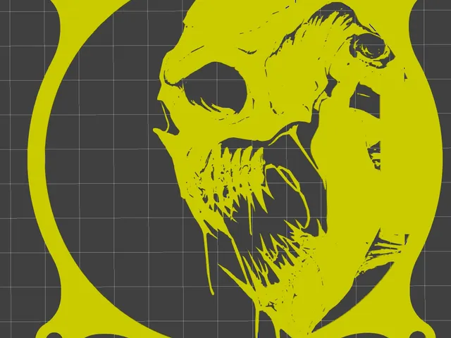 skull fan grill 120mm
