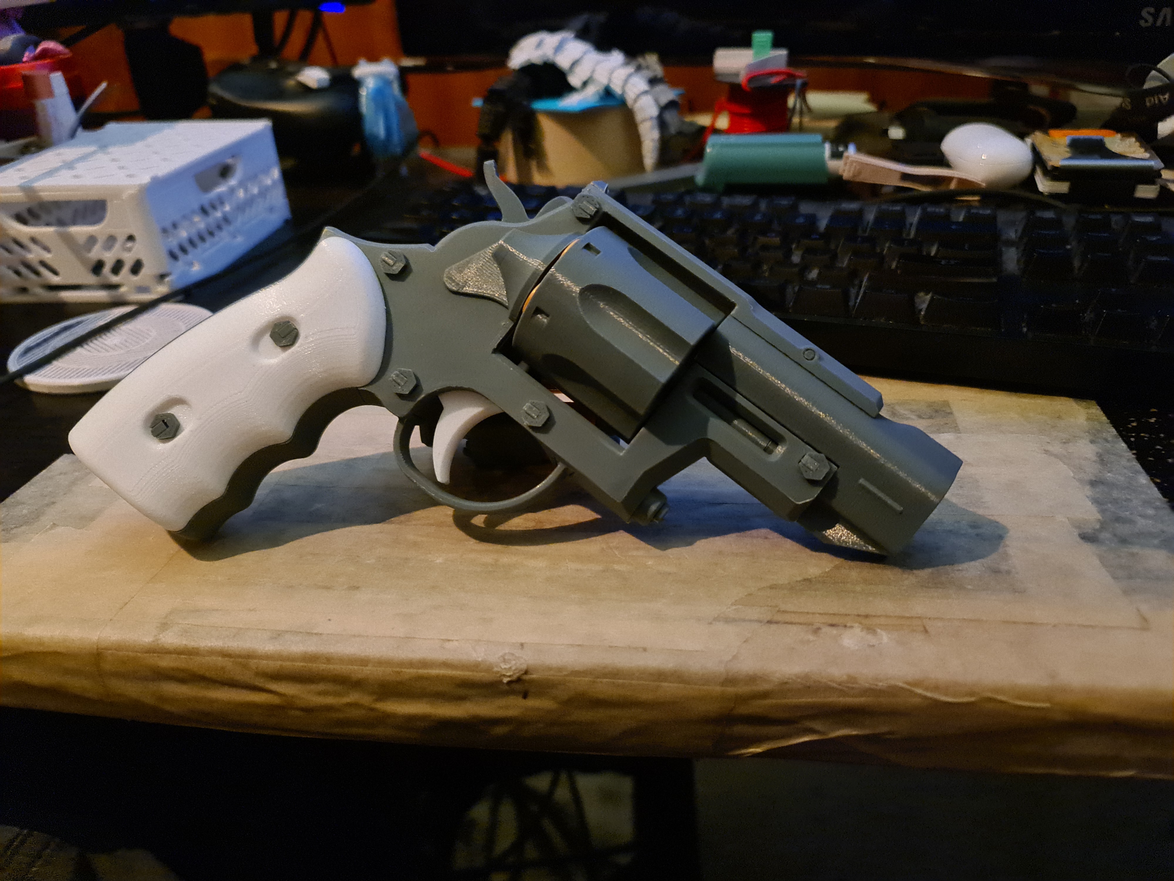 Snub nose barrel for DeSteiner Revolver II