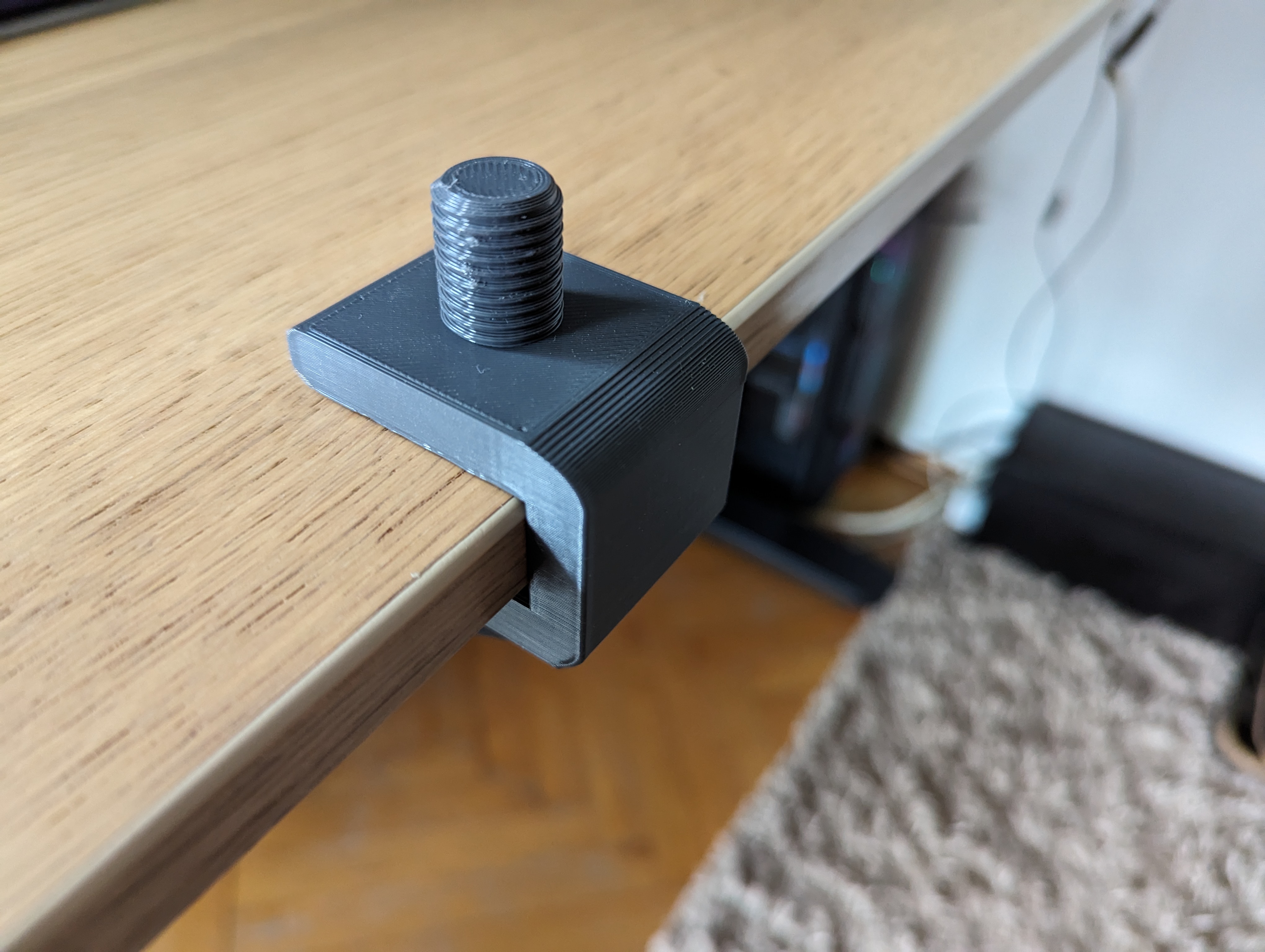 Desk clamp for mini tripod modular system