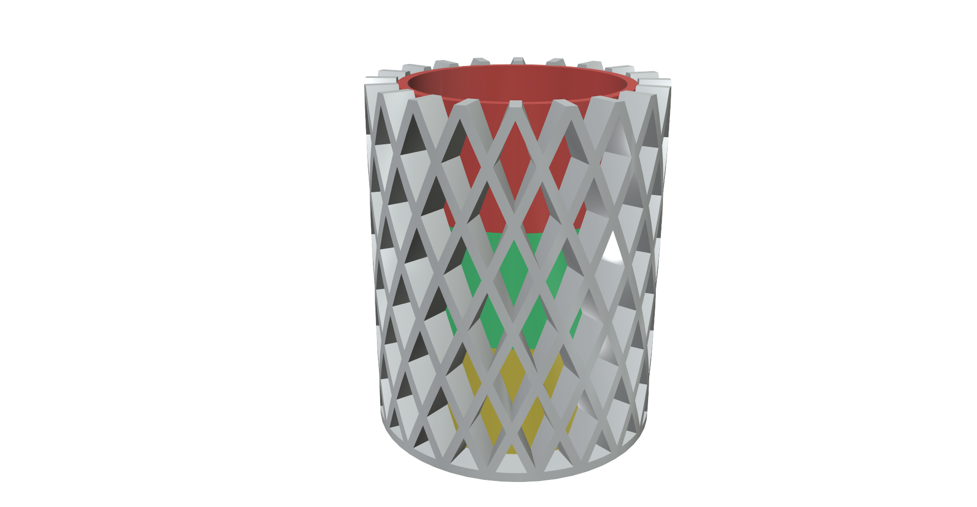 Pencil pen holder stand easy print