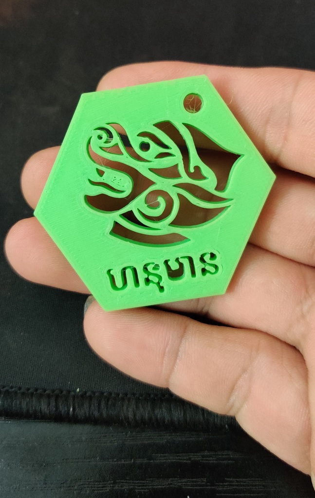 Miniatura 4 do modelo 3D Hanuman Key Chain