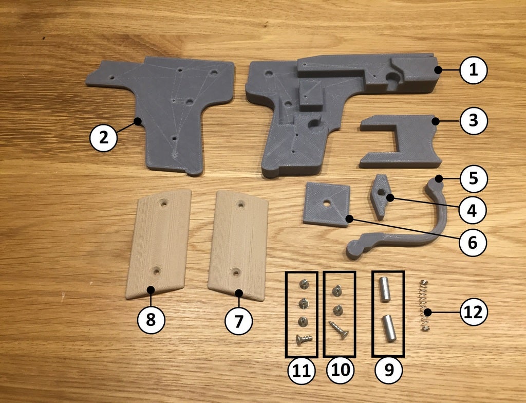 Lilliput Rubberband Gun (by Parabellum Arms) by Bengineer Download