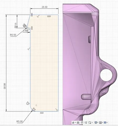 Longshot butt approximation