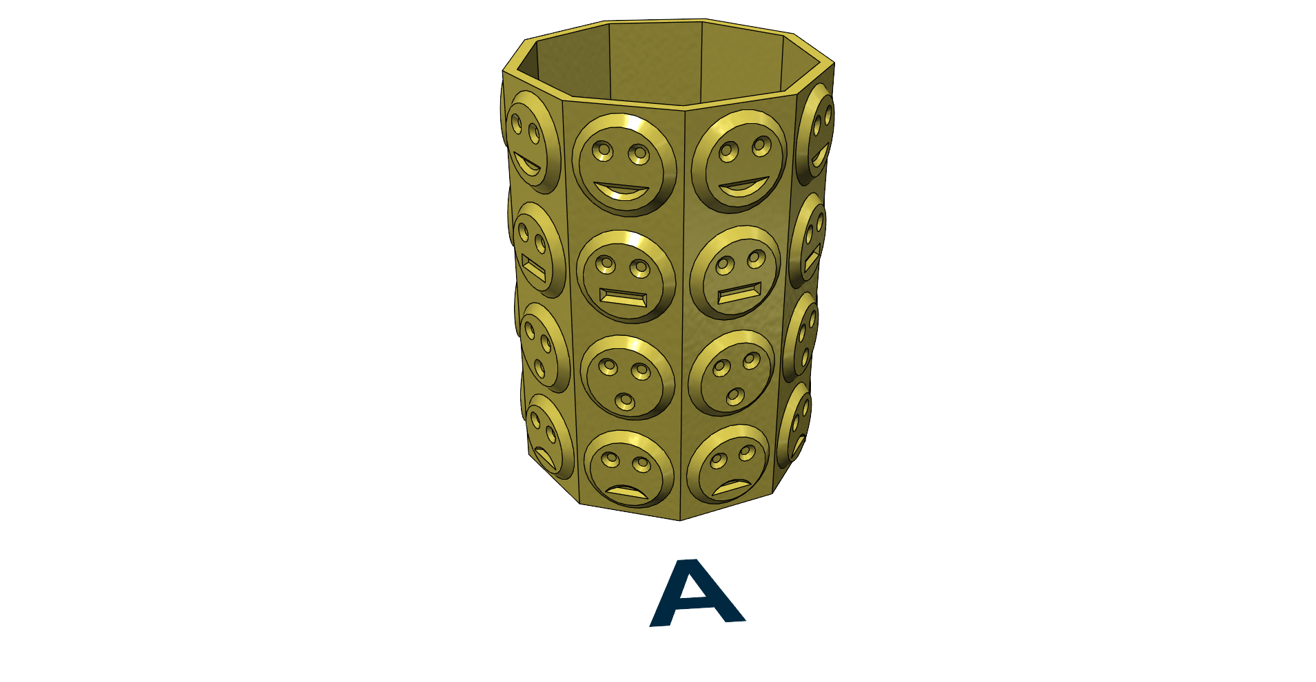 Pencil holder von redzc kostenloses stl modell herunterladen