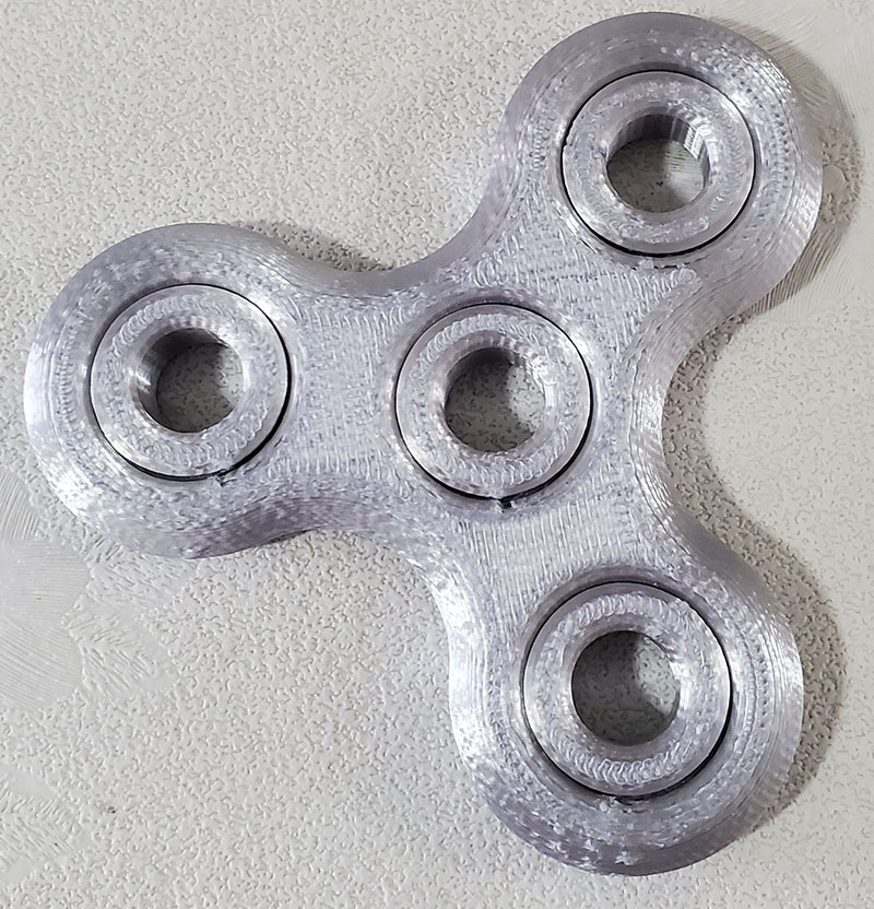 Spinner with Print-in-Place bearings 3D model thumbnail
