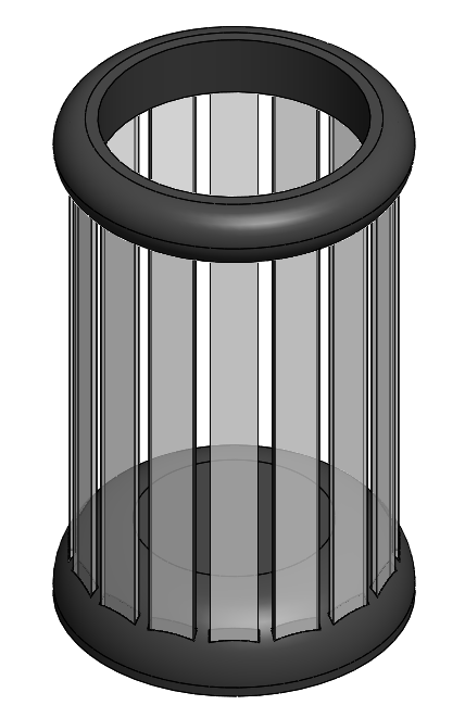 Circular organiser recycling stirrers
