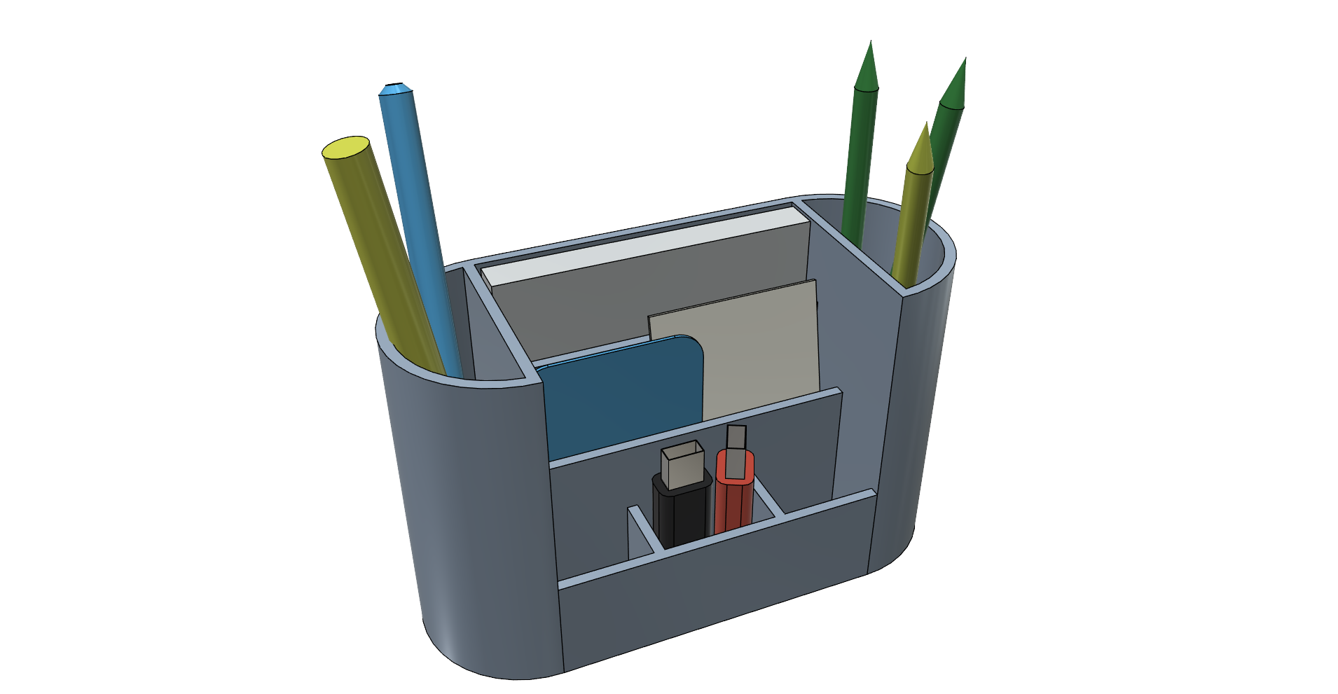 Organizer organizers desktop office by REDZC Download free STL model