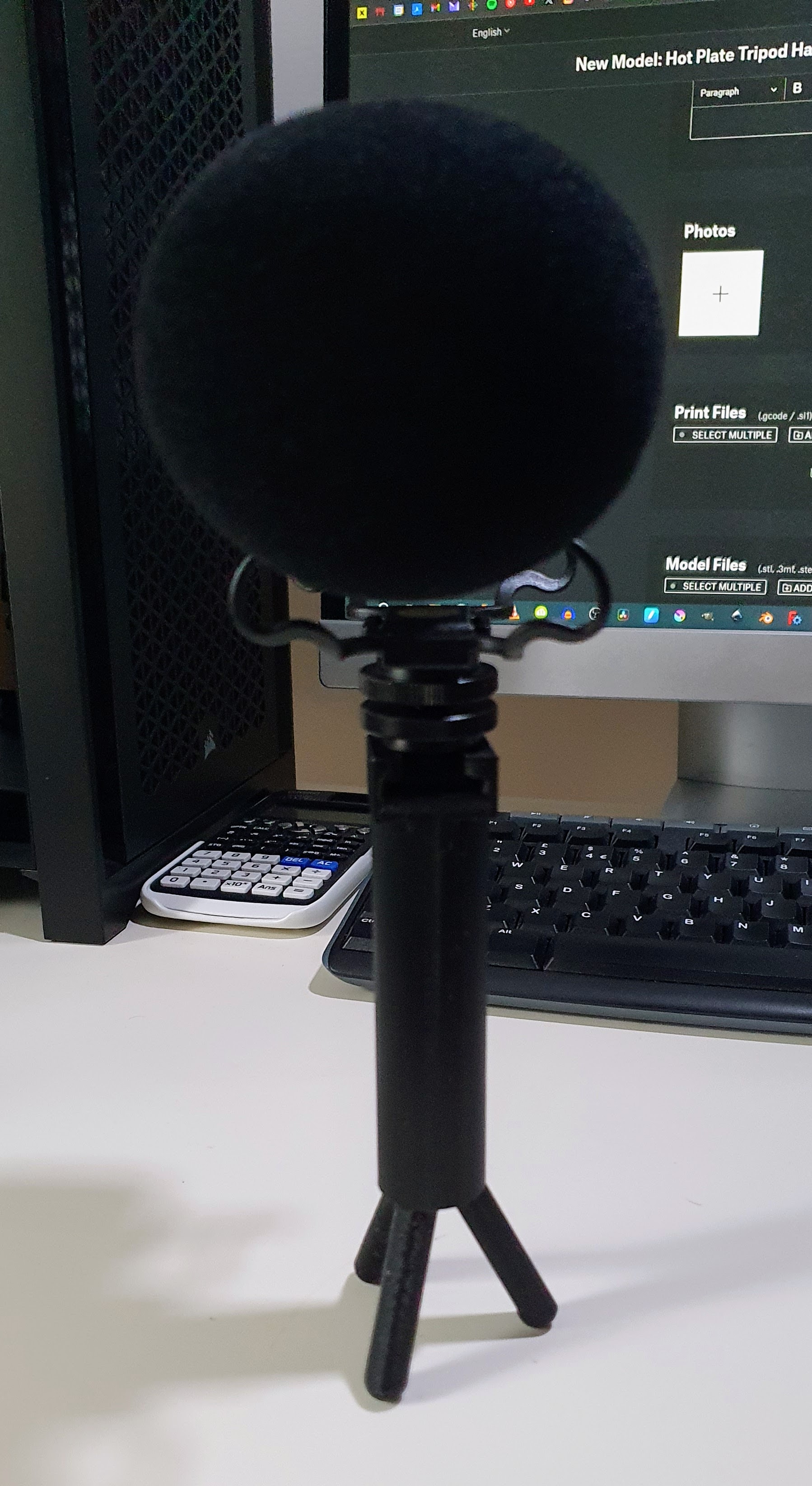 Hot Plate Tripod Handle (For microphone or other hot plate attachment ...