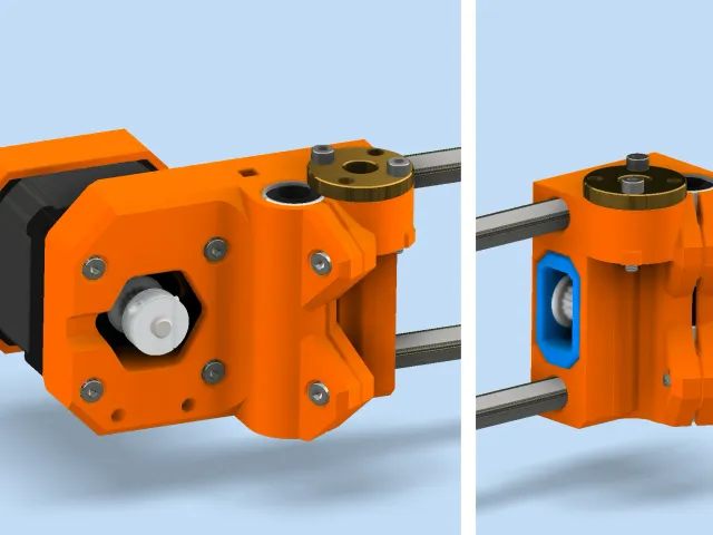 X-Axis revision with belt tensioner