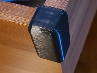 Bed frame top corner bumpers