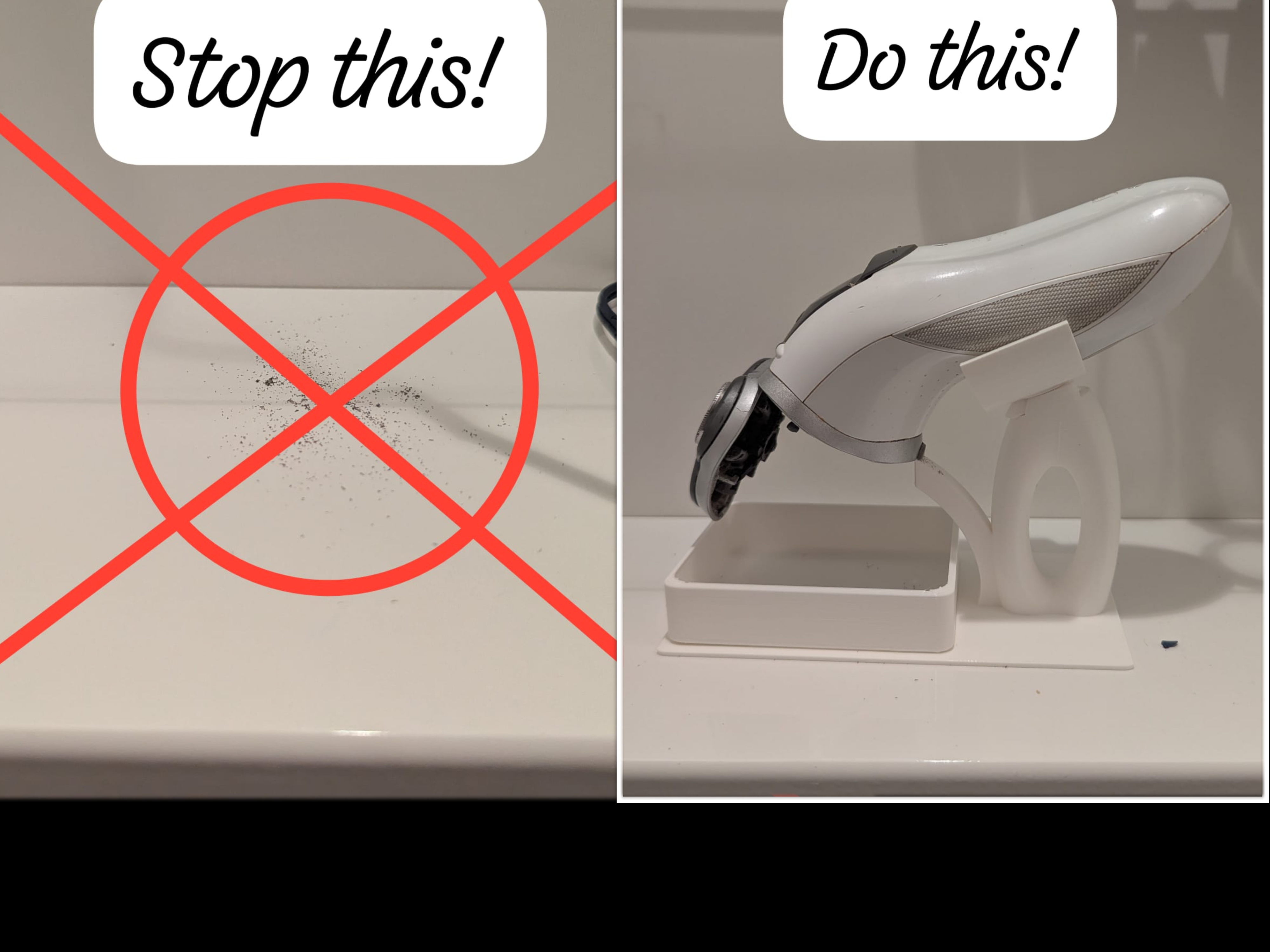Philips Shaver Speed Xl and similar Holder and driptray