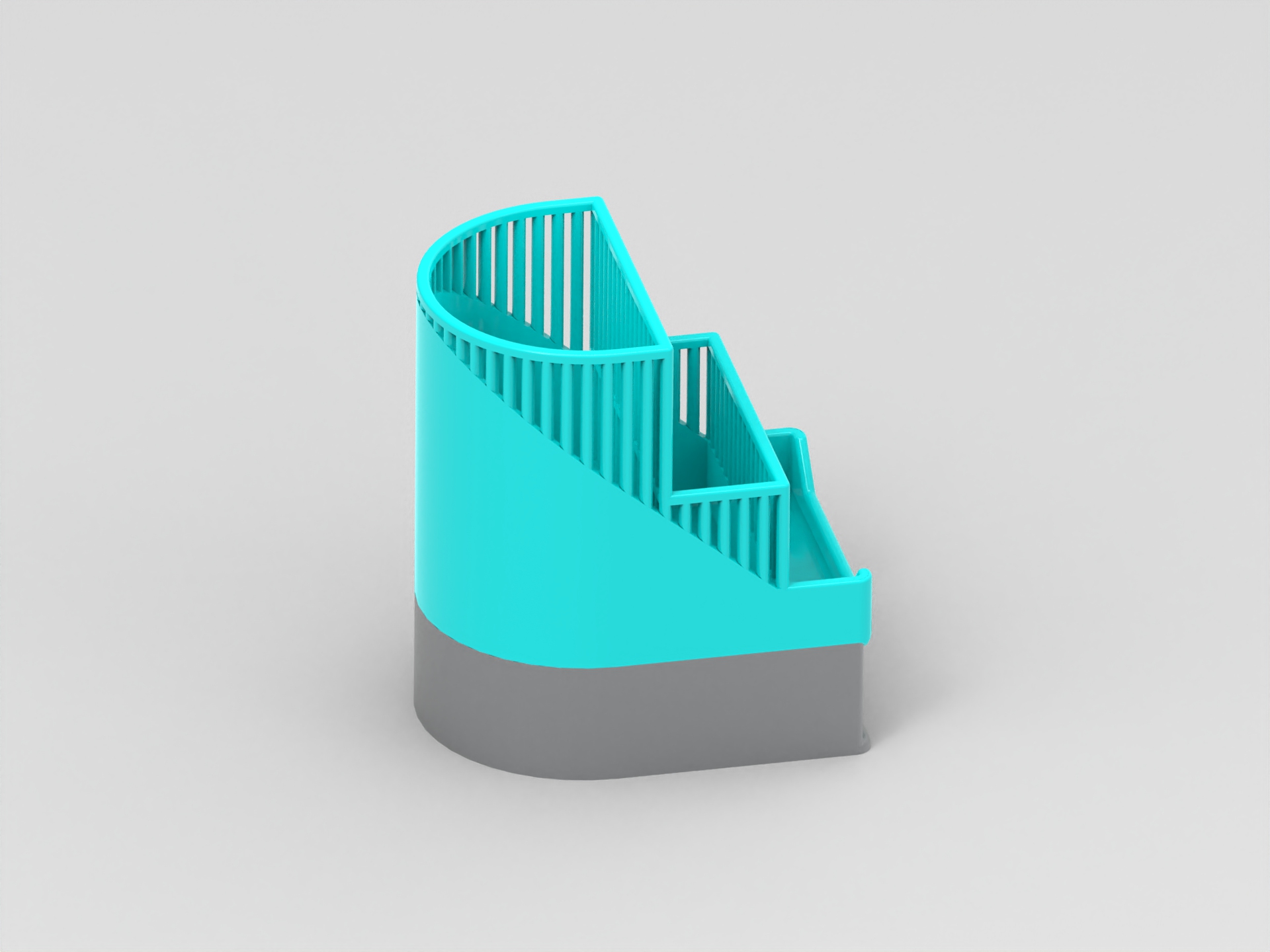 Miniatura 4 do modelo 3D Pen holder with note box