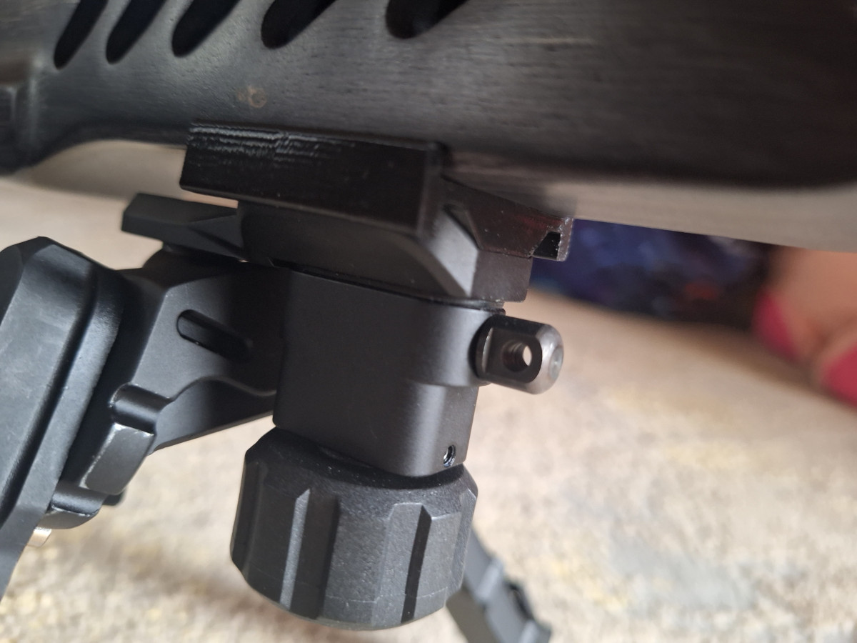 Ruger Target lite Bipod adater.