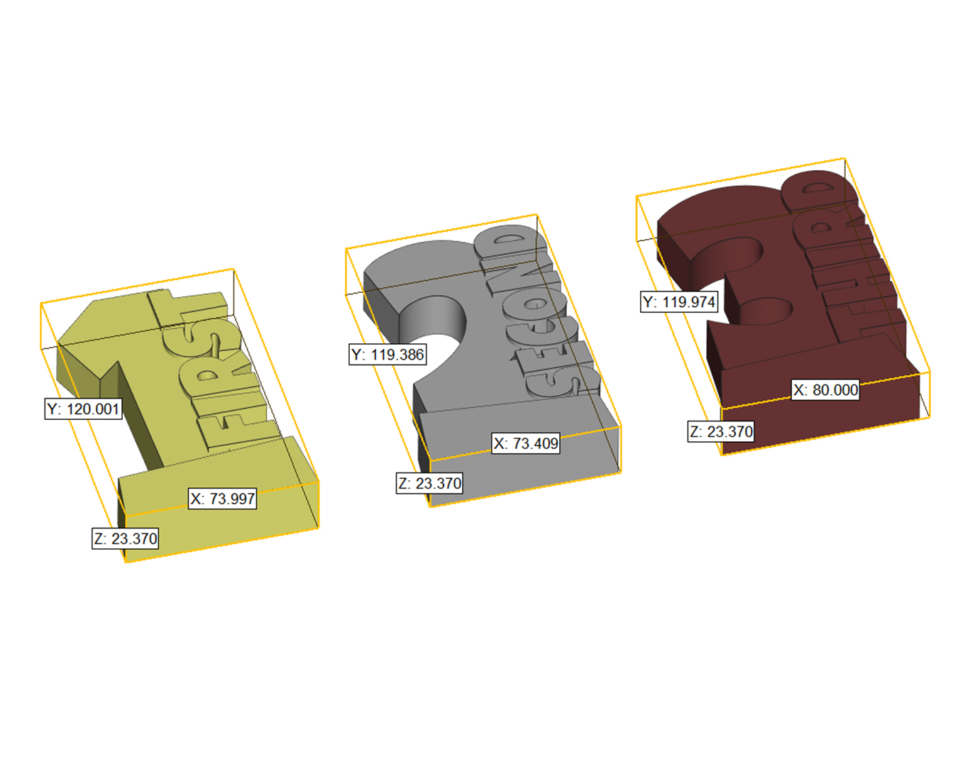 Miniatura 3 do modelo 3D Trophy - Customizable award