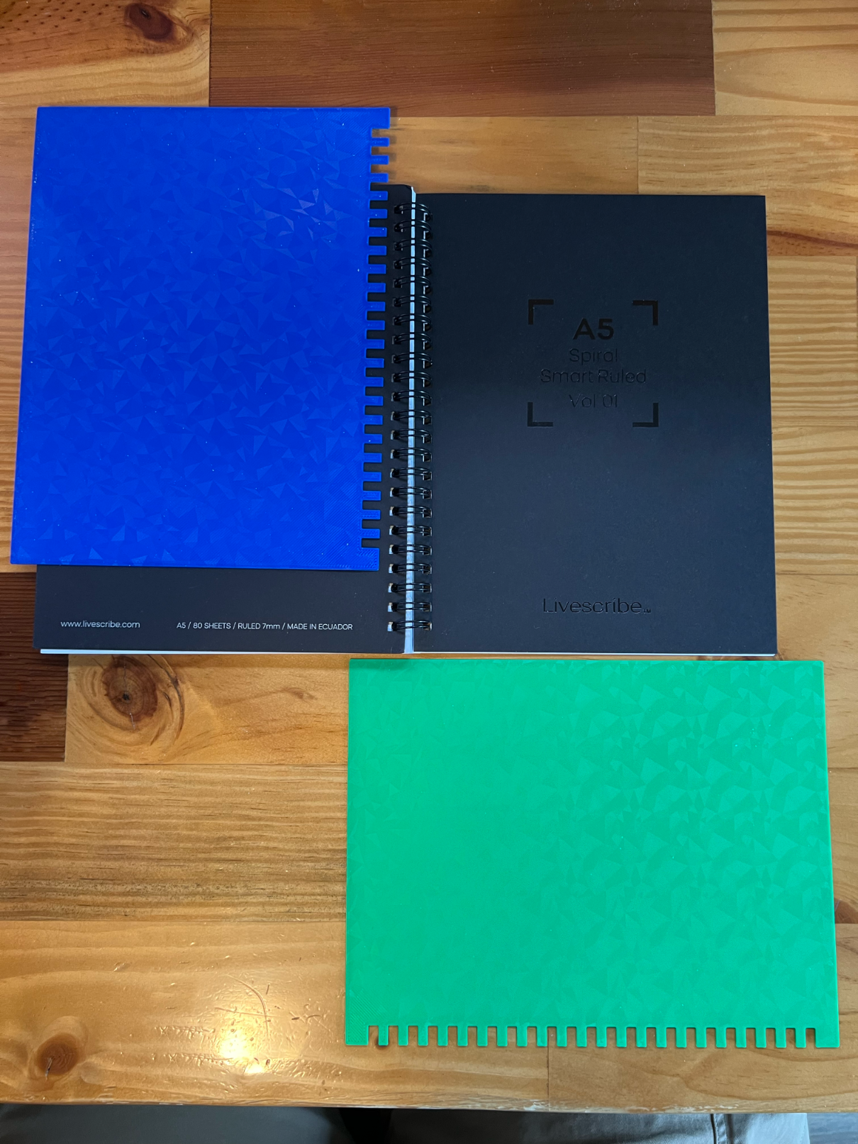 Livescribe A5 Spiral Smart Ruled notebook plate