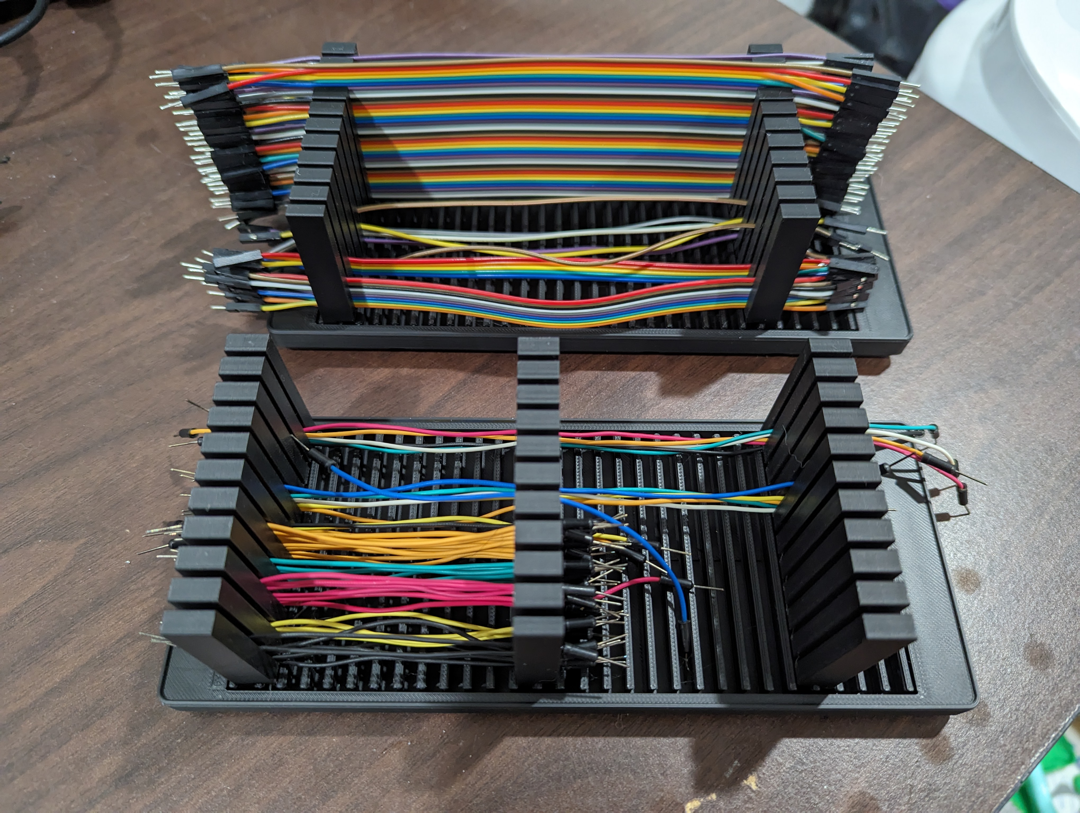 Gridfinity Variable Length Jumper Wire Organizer