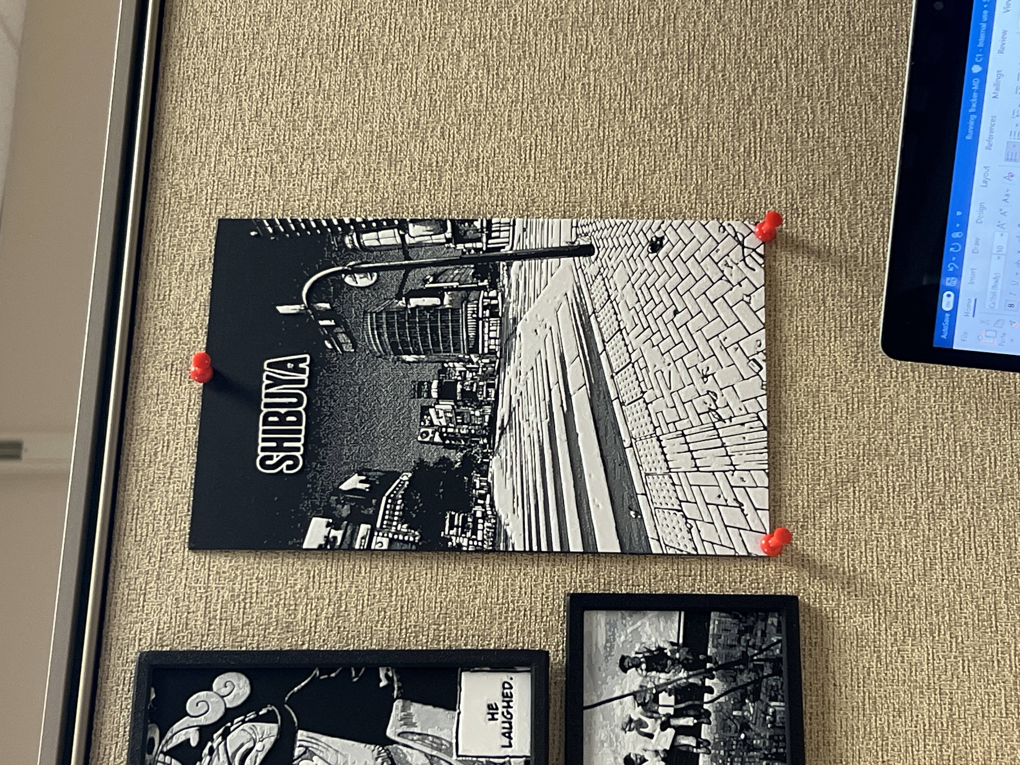Jujutsu Kaisen Shibuya Panel - made w/ HueForge