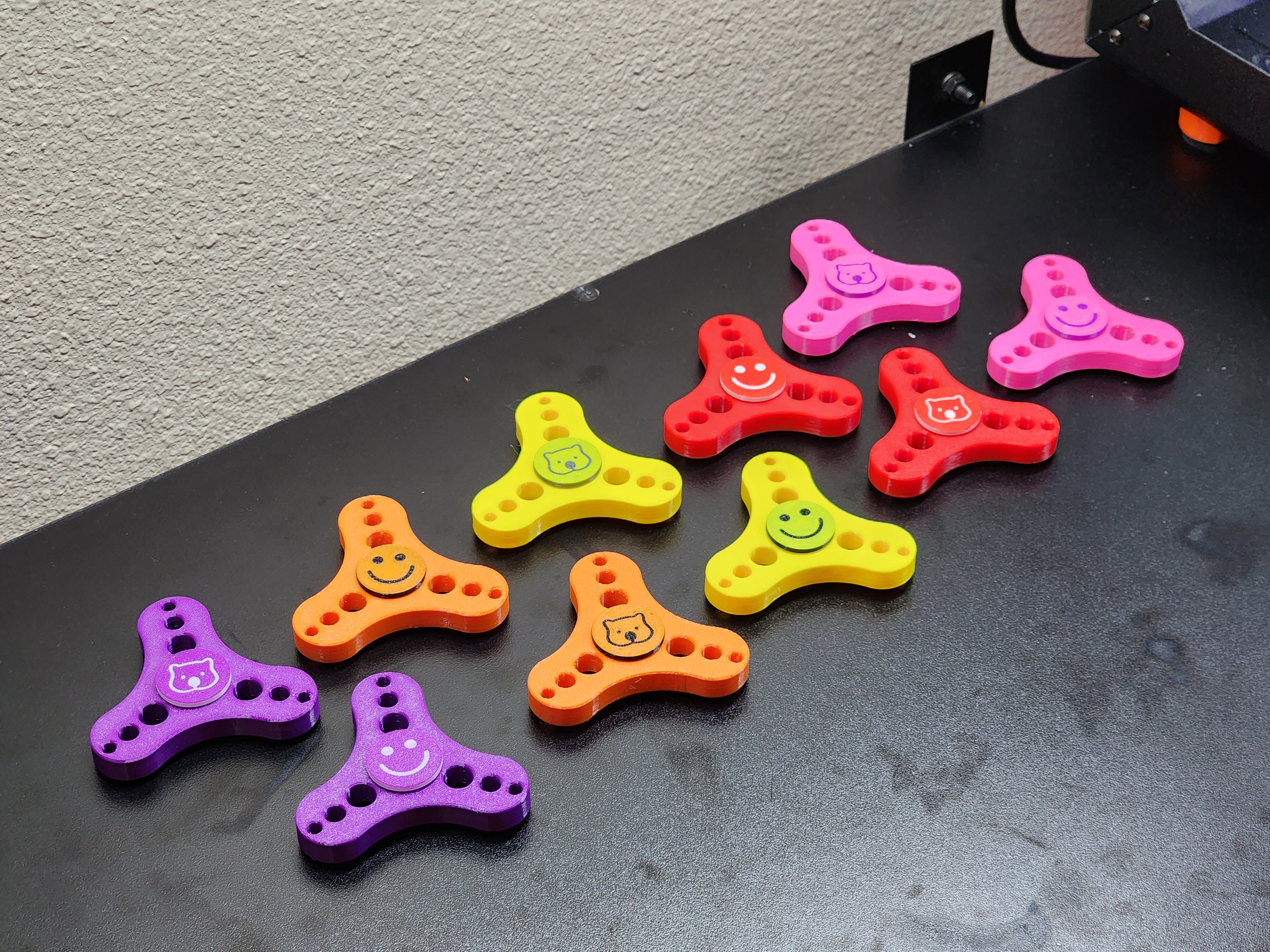 Miniatura 5 do modelo 3D Simple Fidget Spinner (Customizable)