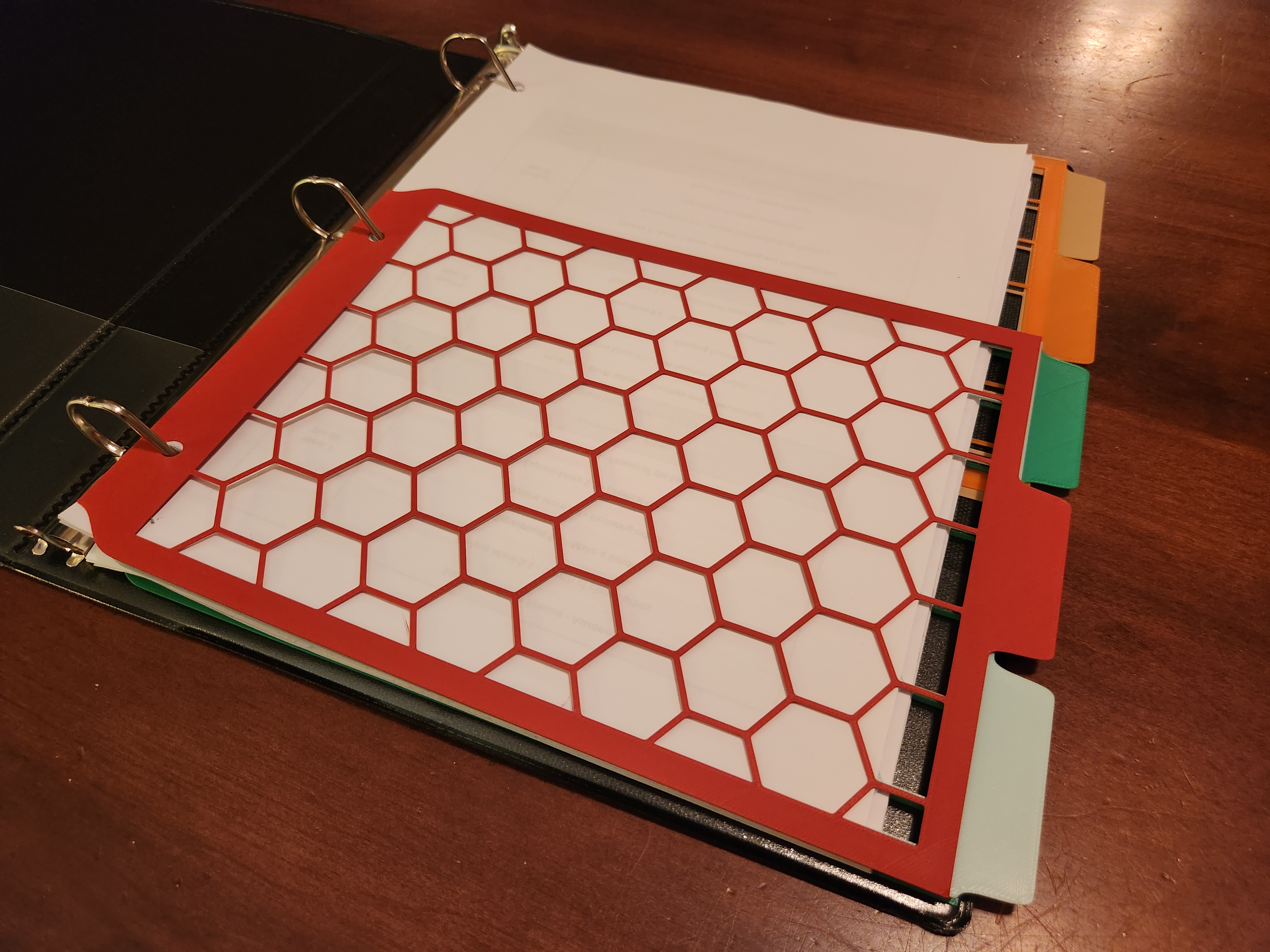 Miniatura 3 do modelo 3D 3-Ring Binder Dividers