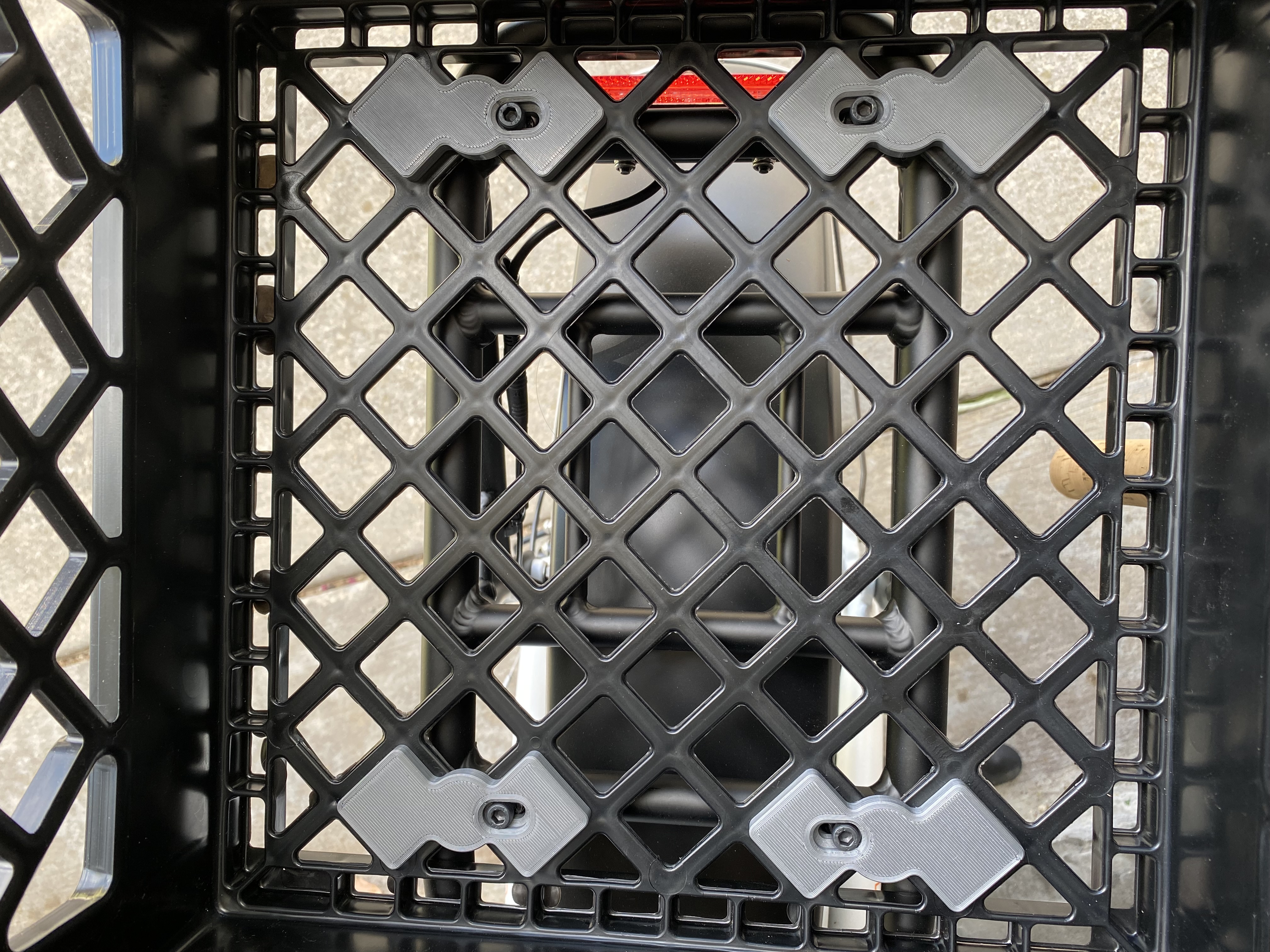 Milk Crate Mount for RadMini Rear Rack eBike