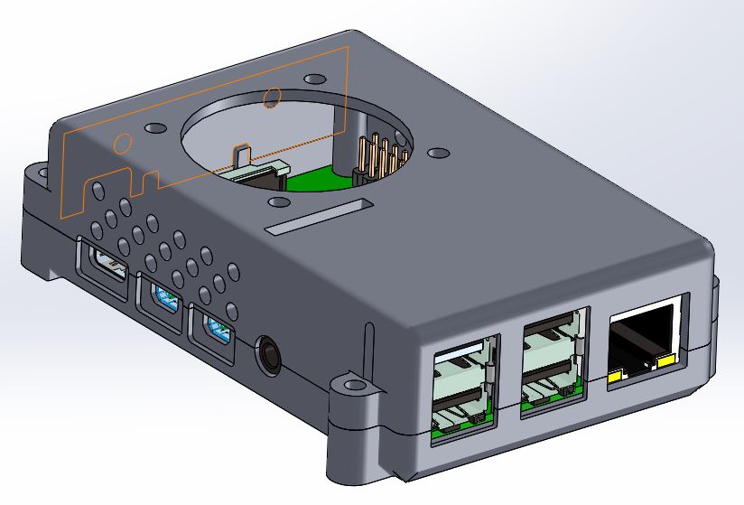 Pi Shell by 3dStuffGuy | Download free STL model | Printables.com