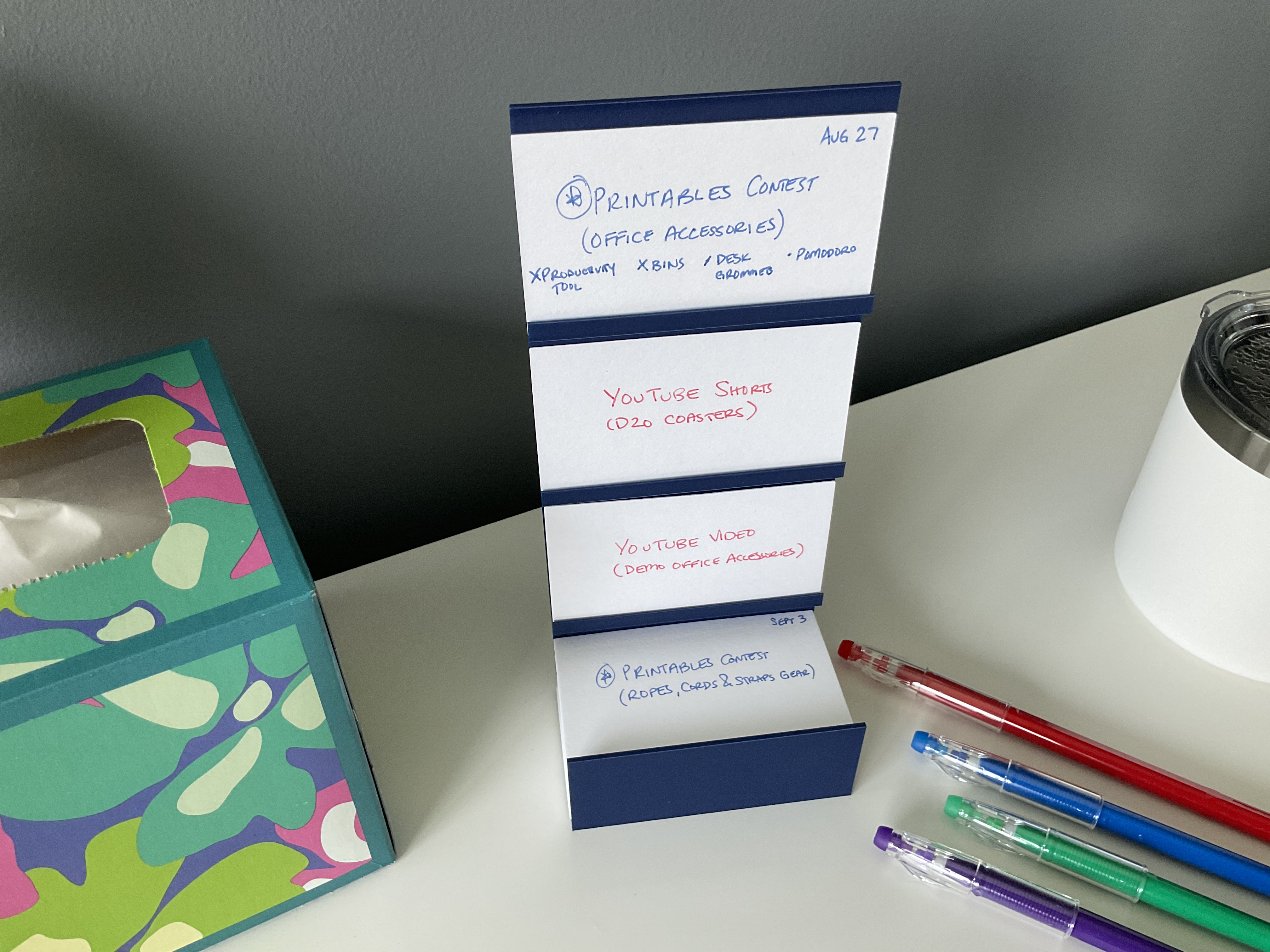 Versatile Productivity Tool | Desktop Backlog and/or Modular Task Board