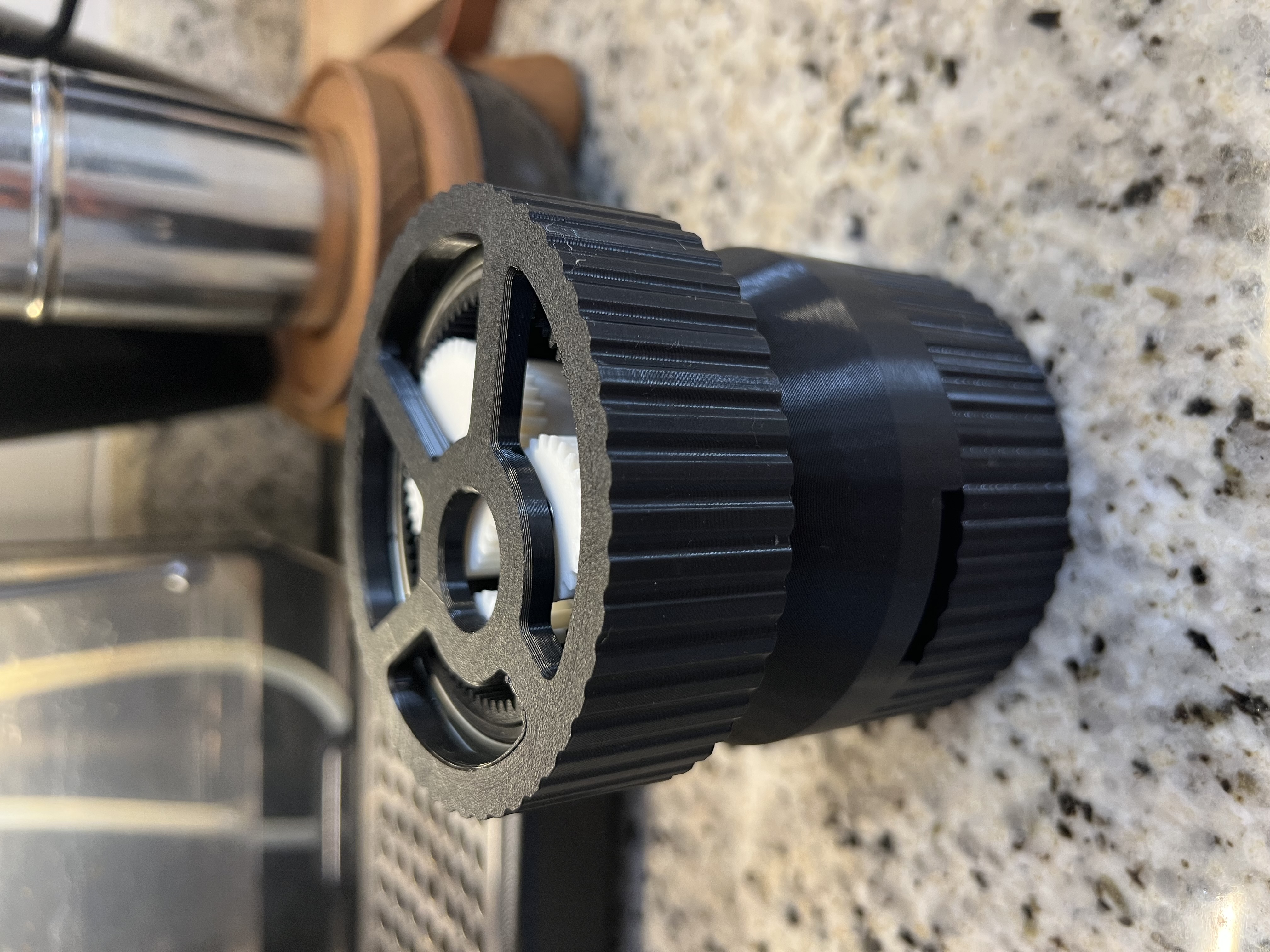 Bearing based spirographic WDT - Shorter Bottom Remix 3D model thumbnail