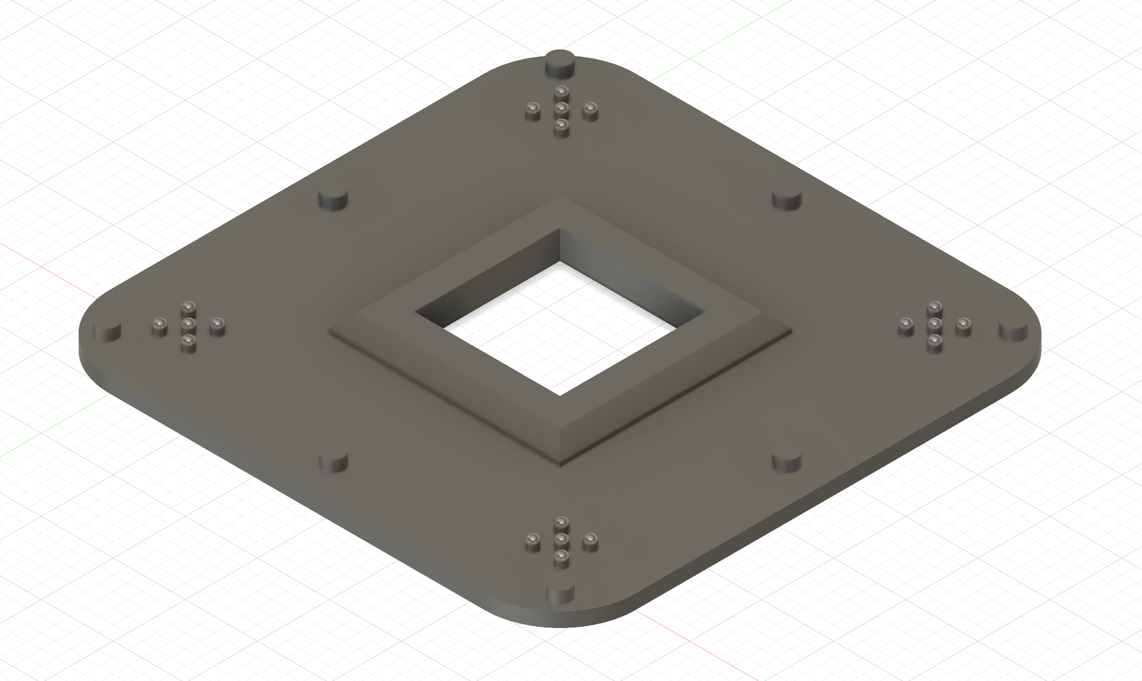 Miniatura 3 do modelo 3D Gridfinity Baseplate Magnet Jig