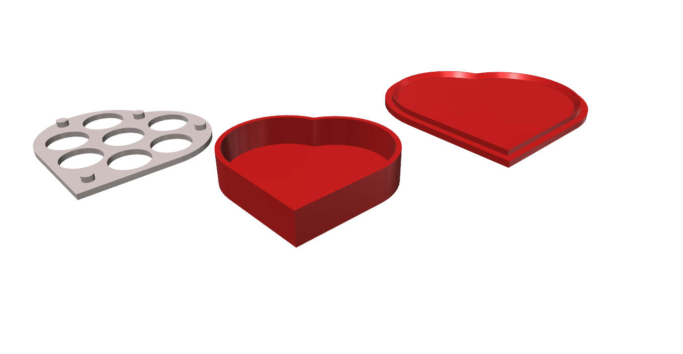 Heart Box heart box by REDZC Download free STL model