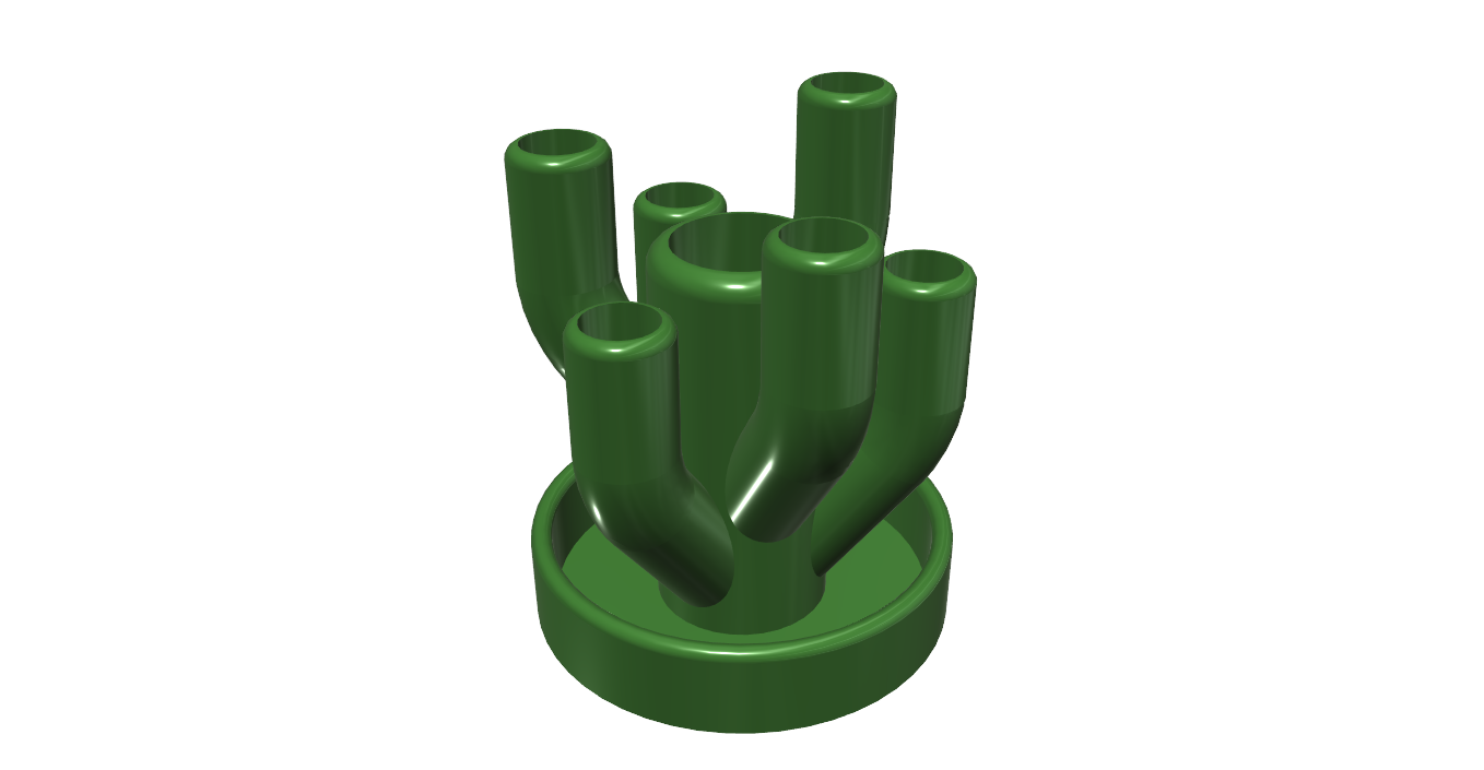 Pencil holder pen holder pen stand cactus easy print without support.