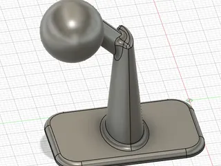 Gravity car phone holder / better clip by Bananenminister, Download free  STL model