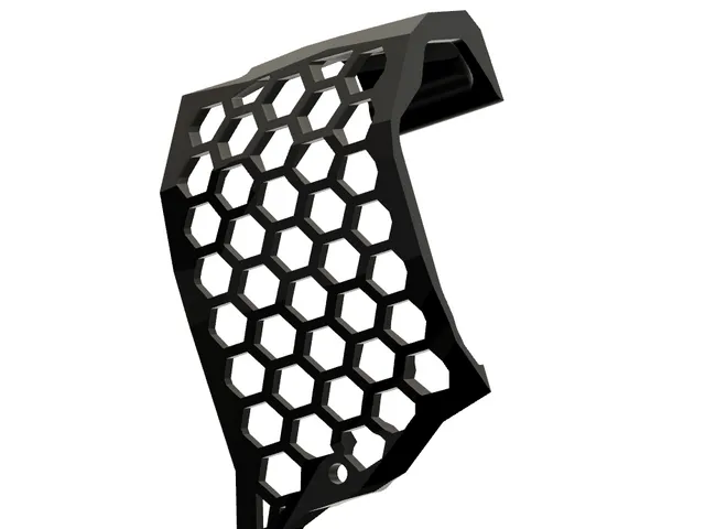 Clockwork2_cable_cover_for_pcb Honeycomb Hollow