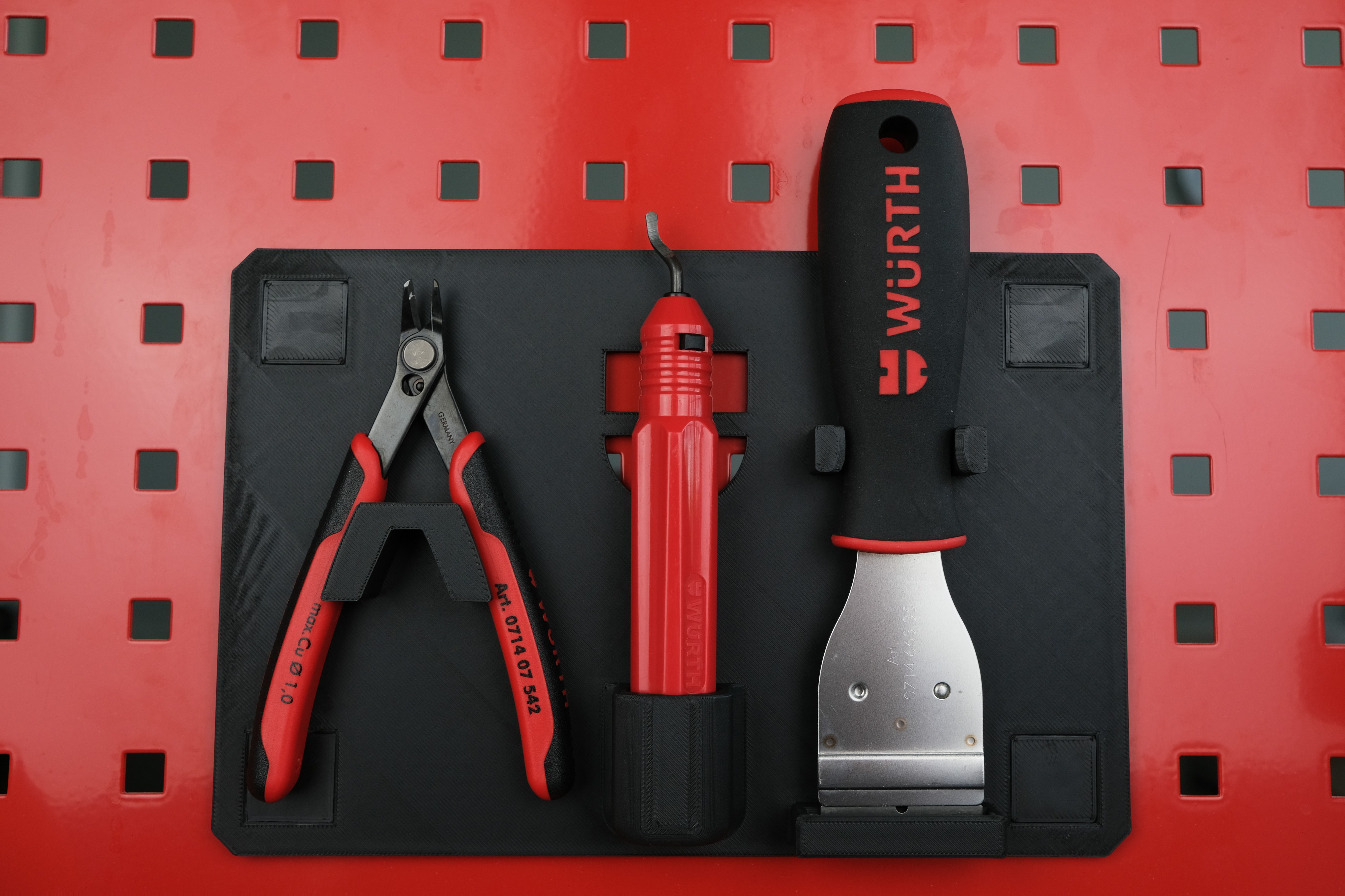 Würth tool holder for the Würth perforated plate