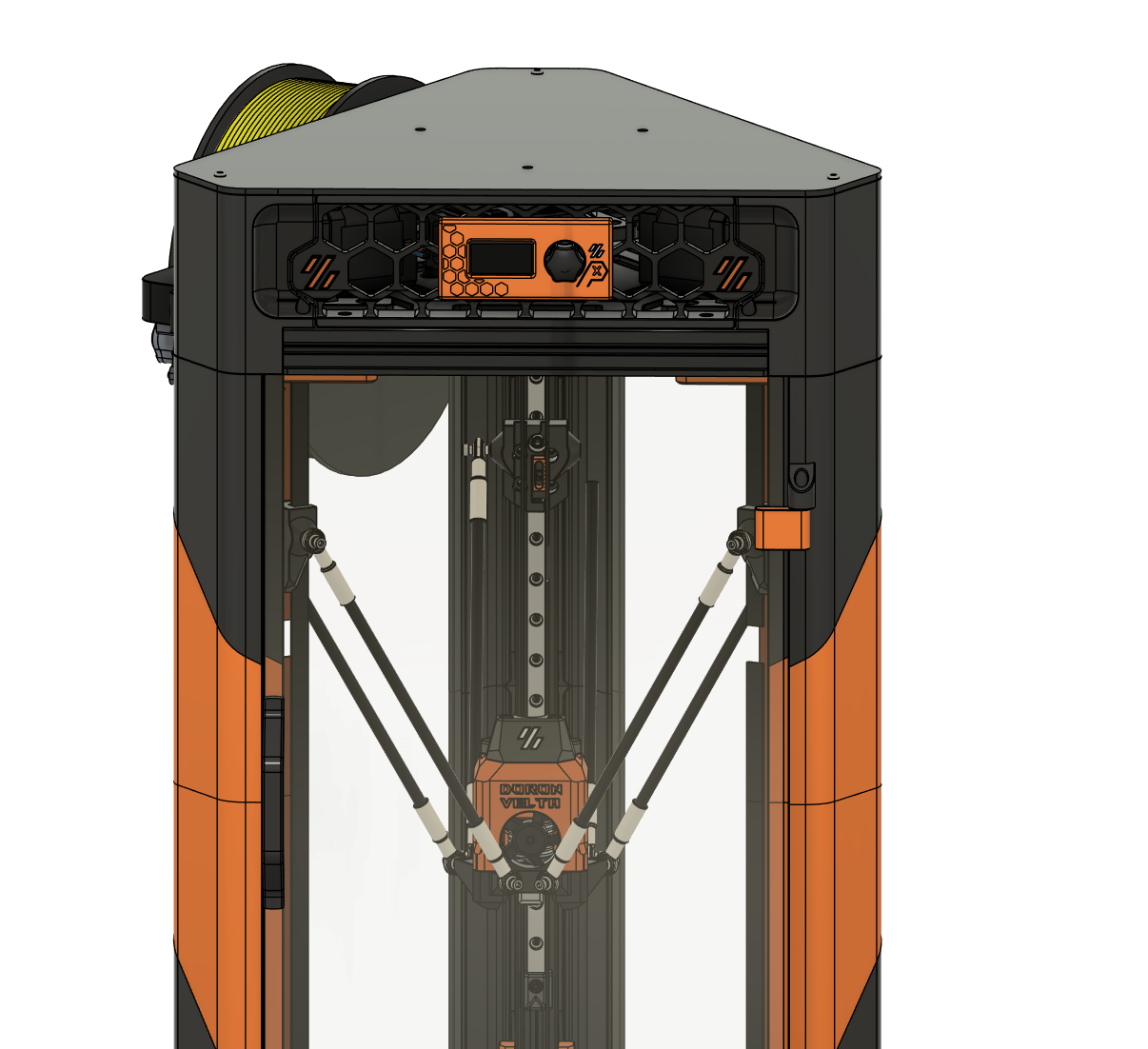 Doron Velta V0 display top skirt mount 3D model
