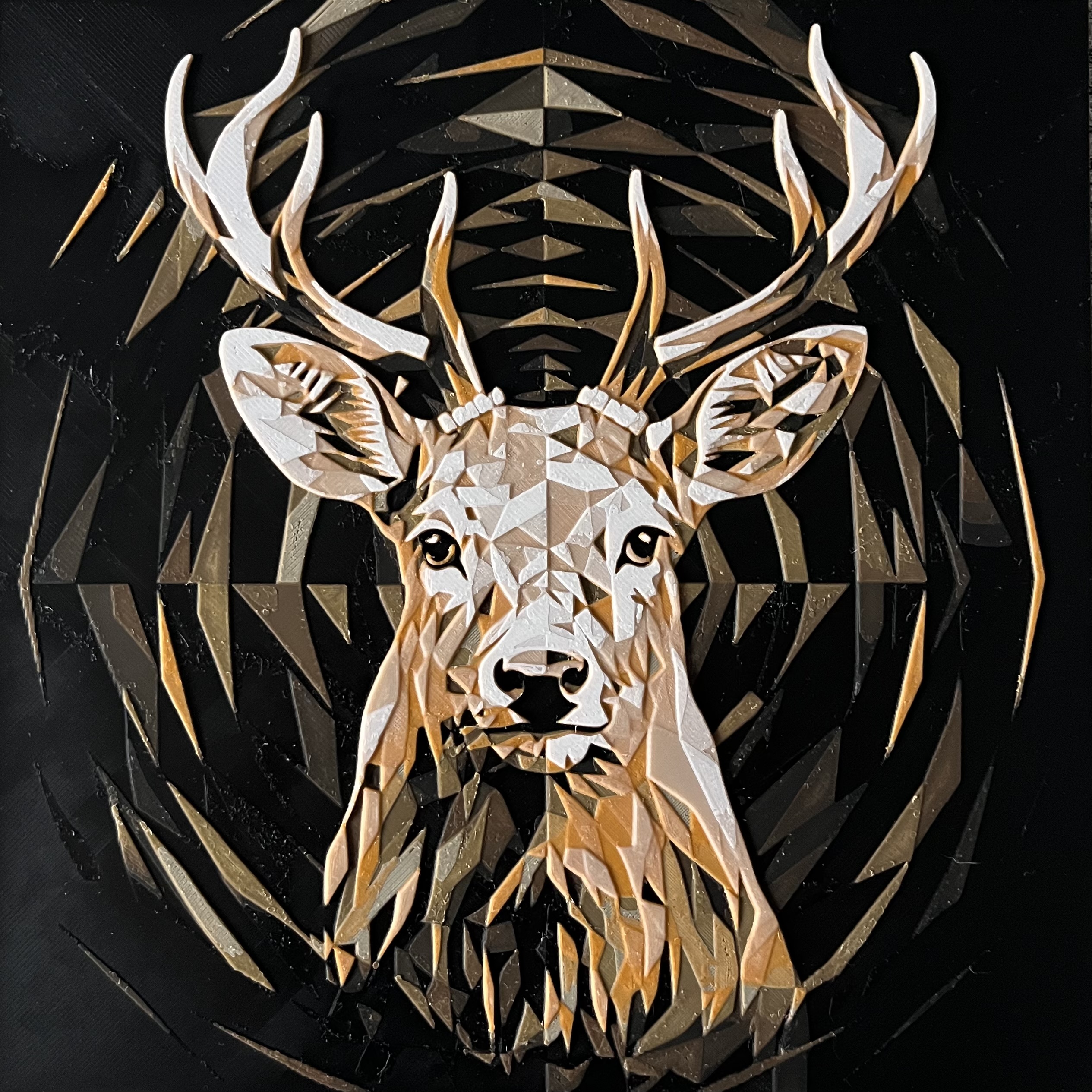 Op-Art Deer (Filament Painting)