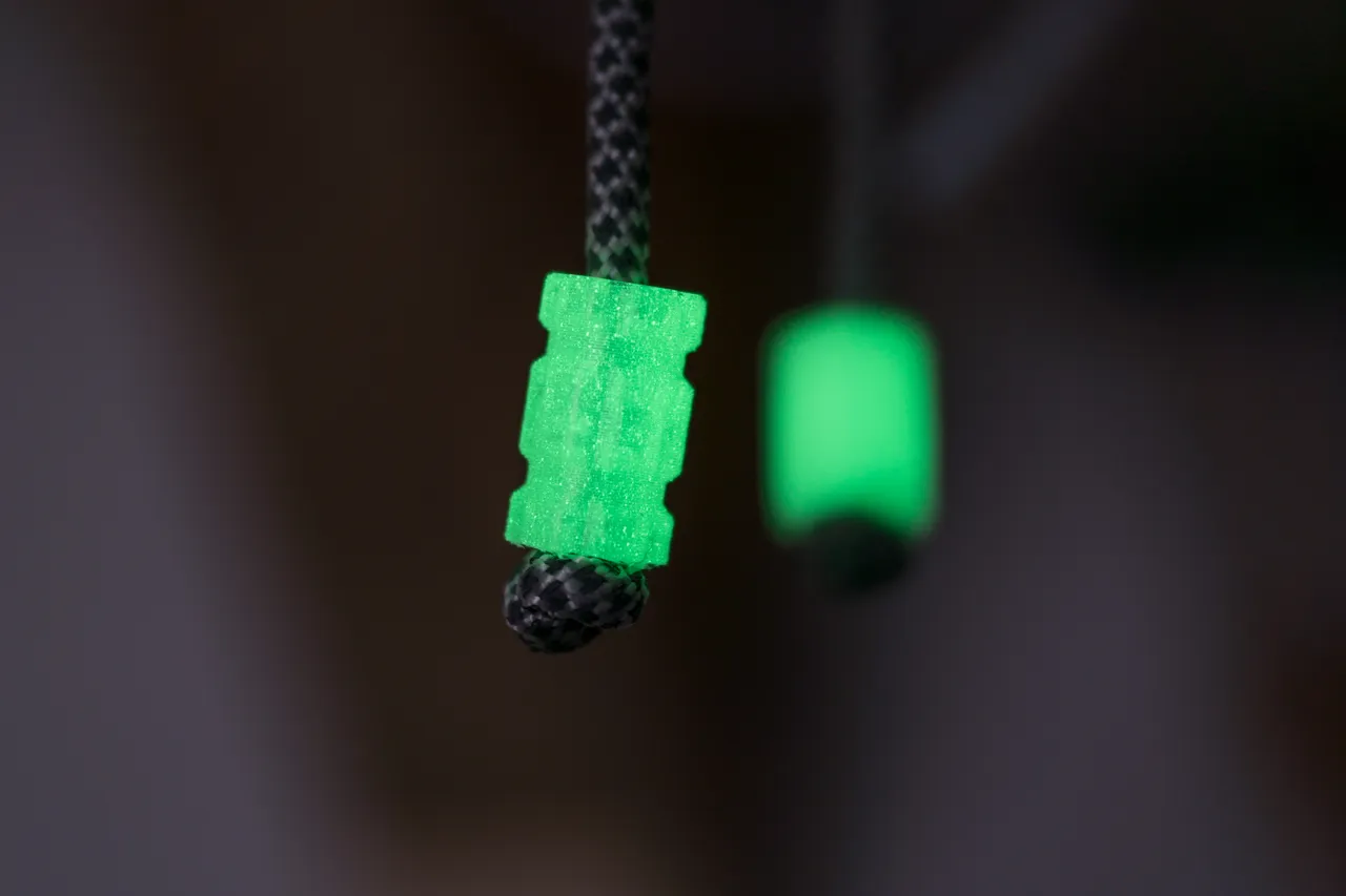 Paracord Bead Glow in the Dark 