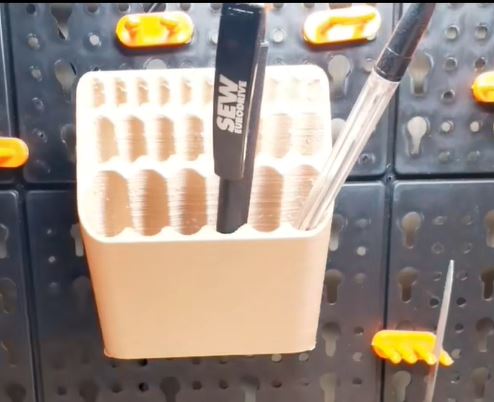Pen holder for Ikea toolwall