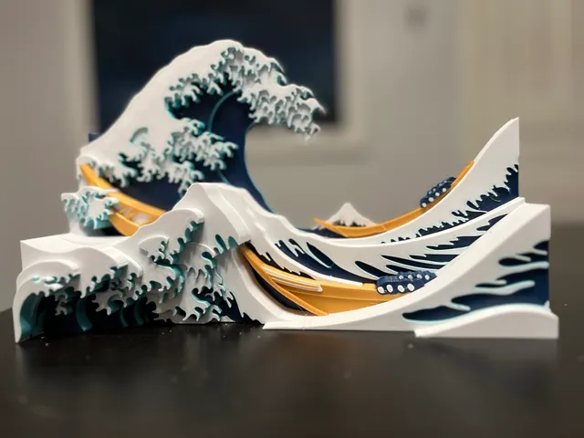 Great Wave off Kanagawa - Multi-colored for AMS