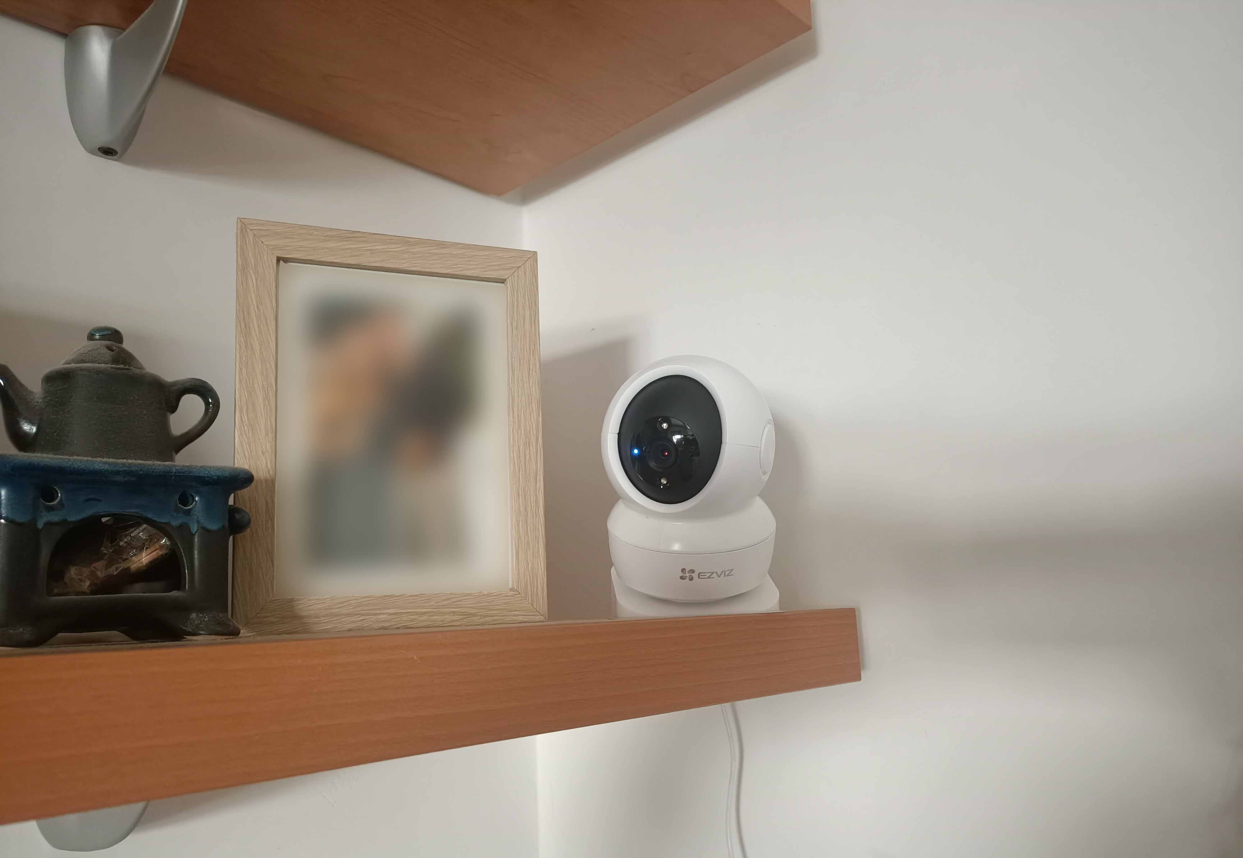 Shelf mount for Ezviz surveillance camera