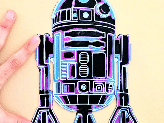 Star Wars (Inspired) "Gassy Astromech Droid" HueForge R2-D2