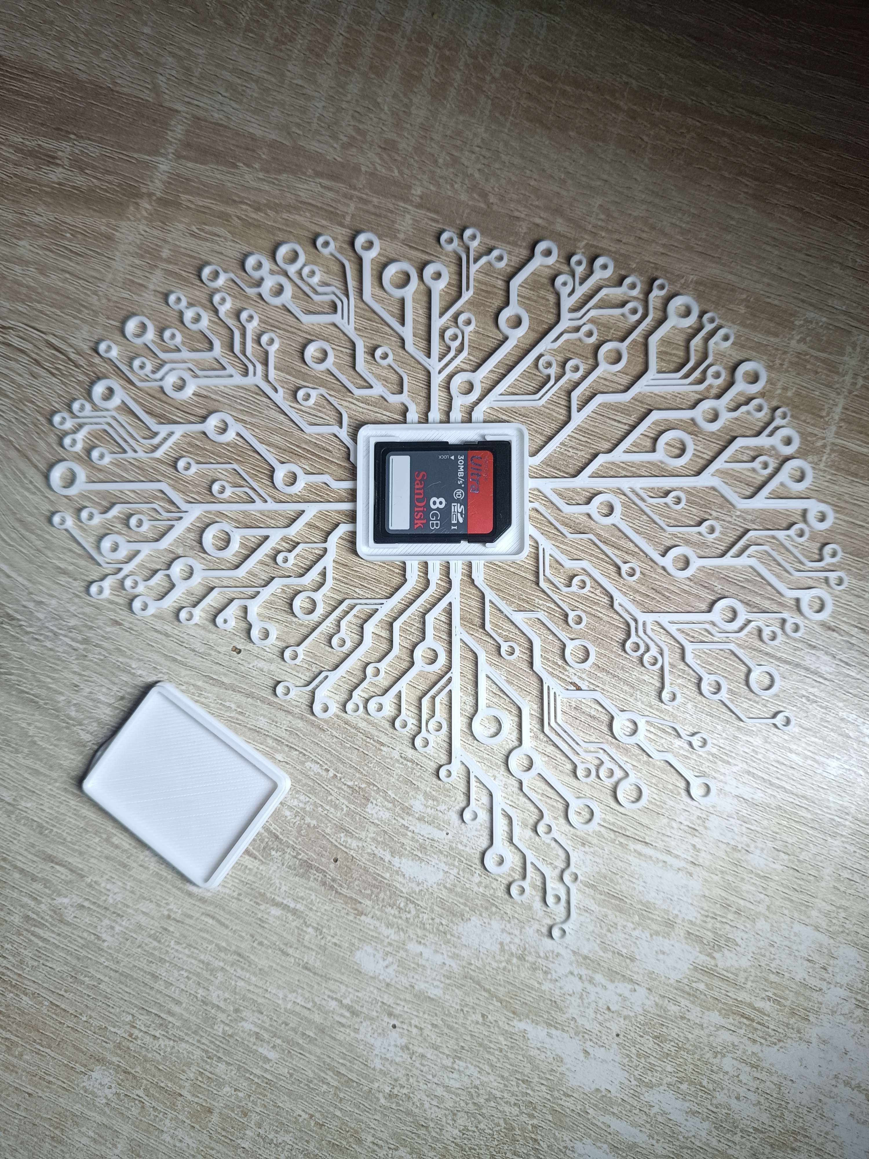 SD card Brain 3D model thumbnail