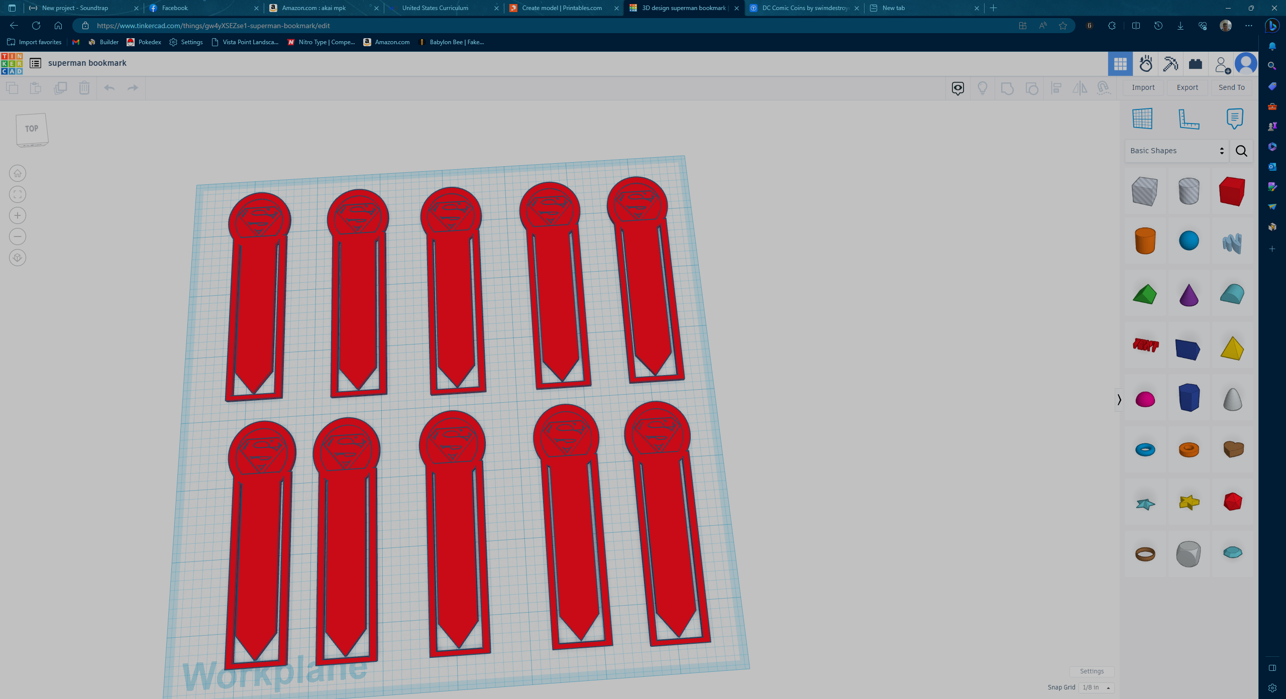 Superman Bookmark