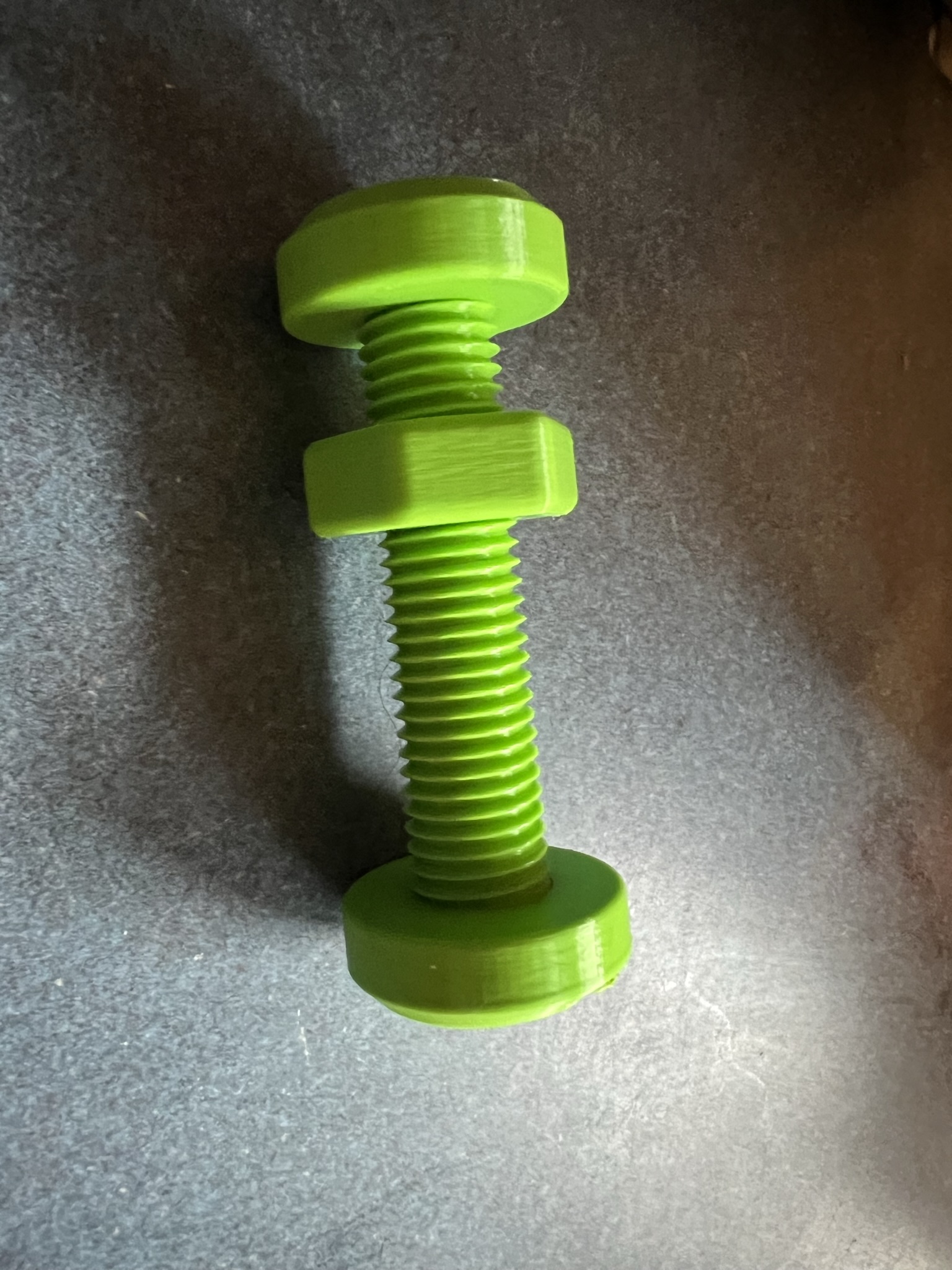 Desktop Threaded Nut Fidget